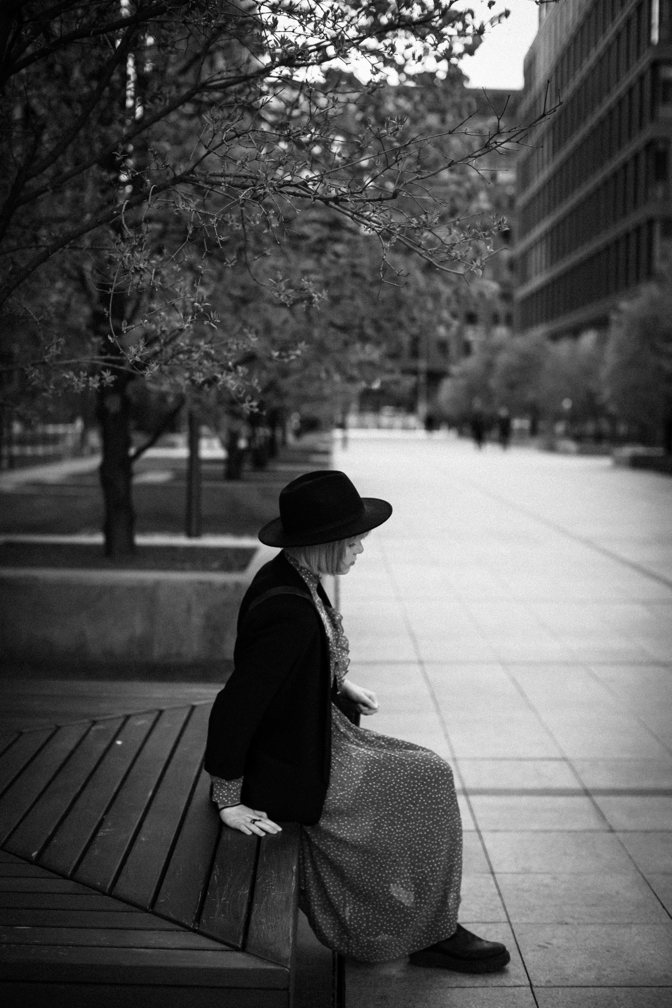 Весенняя уличная съемка. Портретный творческий фотограф в Москве Надя Дудник