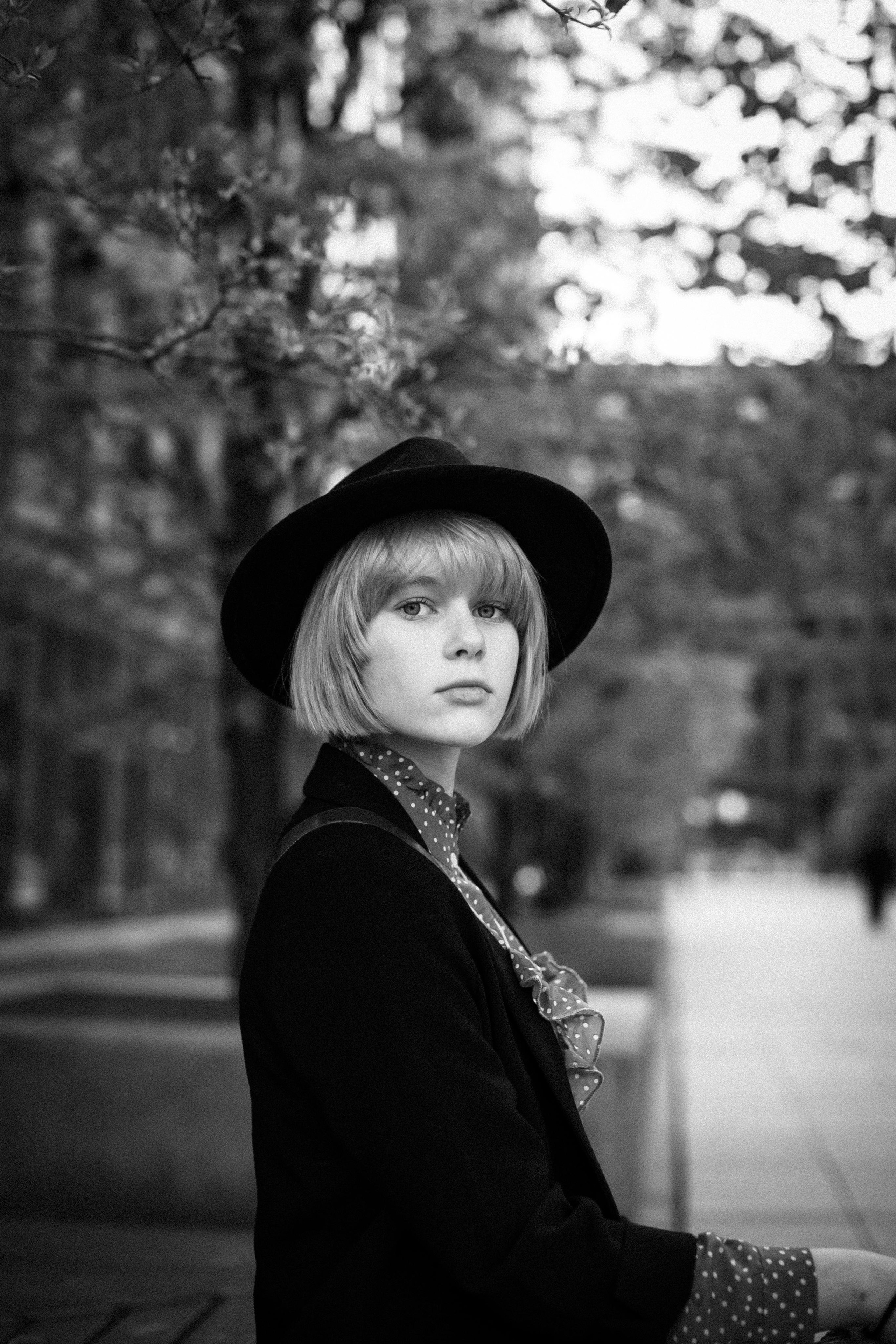 Весенняя уличная съемка. Портретный творческий фотограф в Москве Надя Дудник