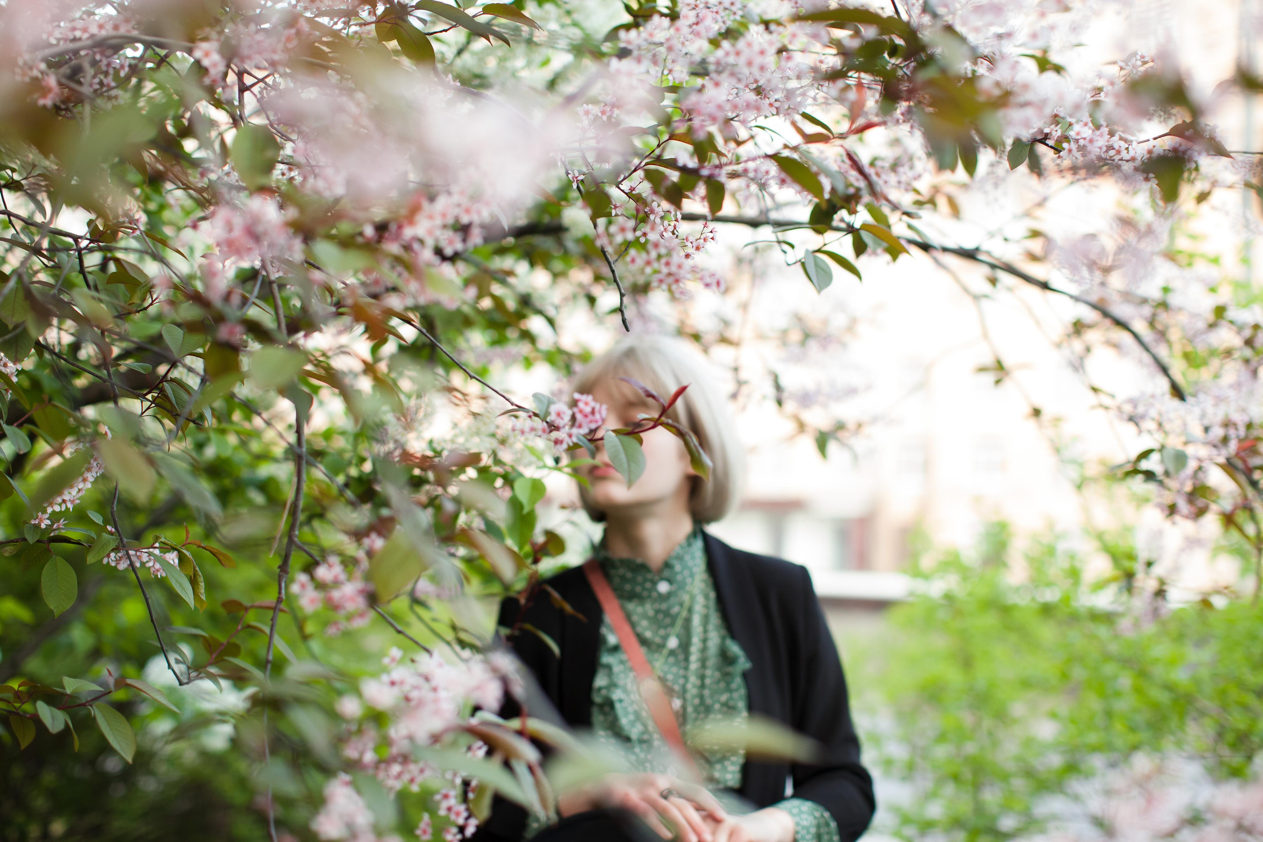 Весенняя уличная съемка. Портретный творческий фотограф в Москве Надя Дудник
