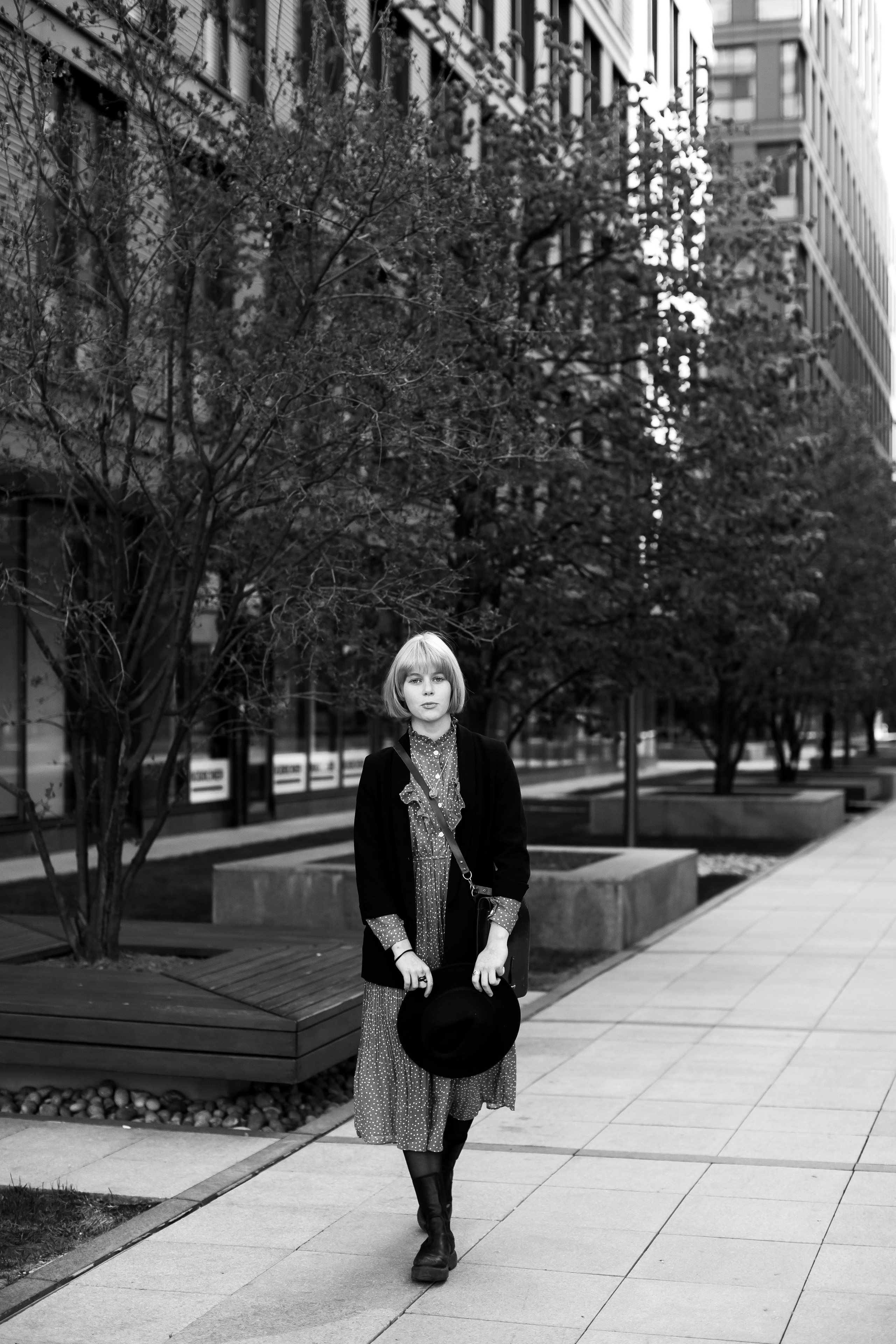 Весенняя уличная съемка. Портретный творческий фотограф в Москве Надя Дудник