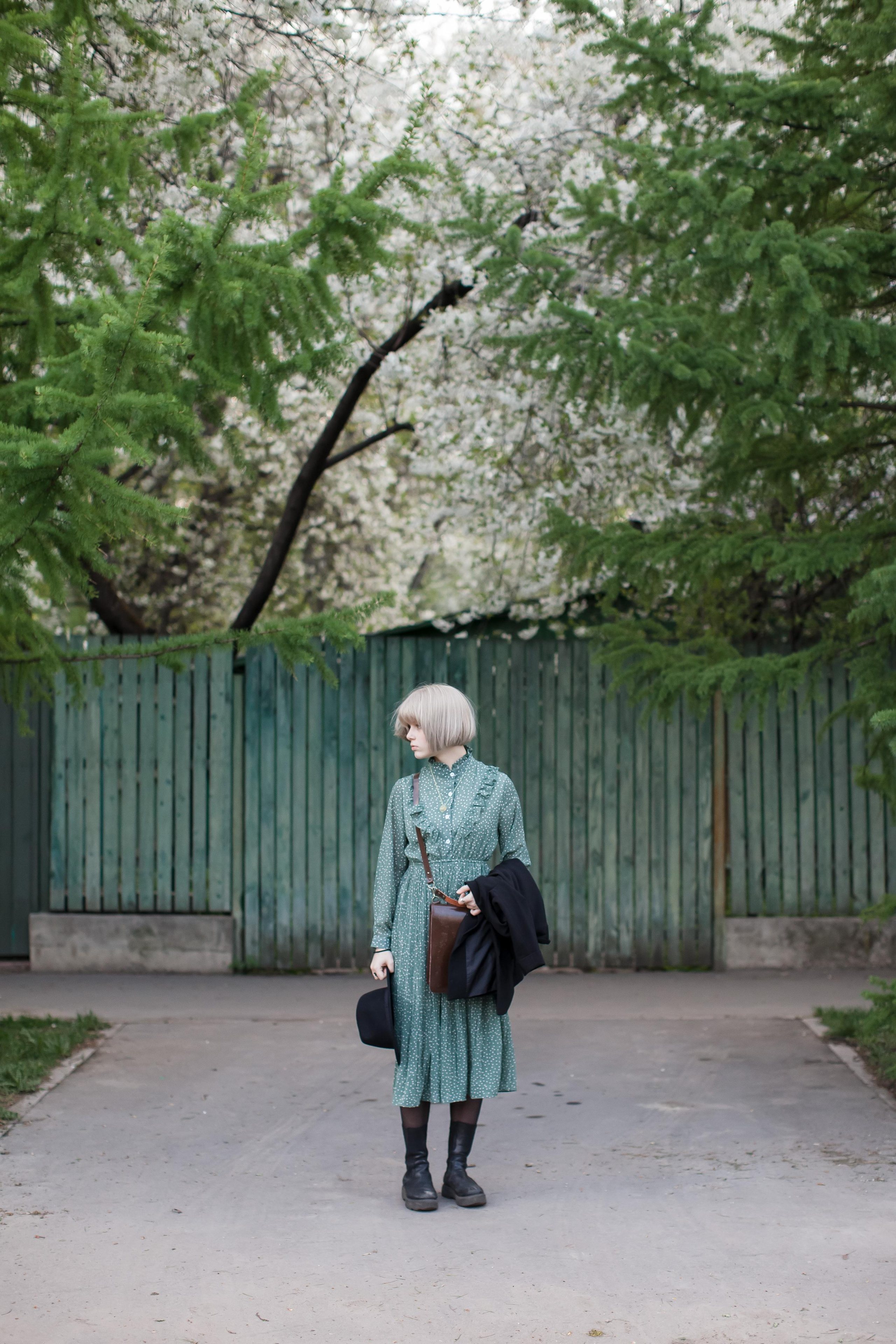 Весенняя уличная съемка. Портретный творческий фотограф в Москве Надя Дудник