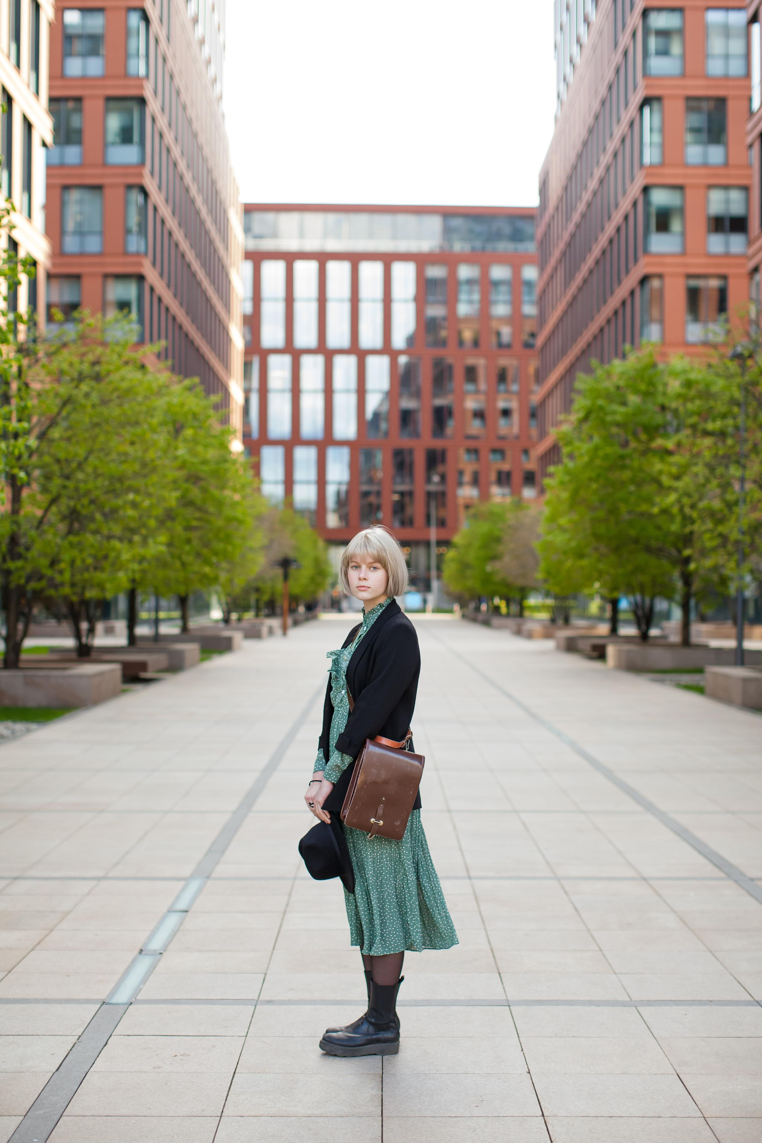 Весенняя уличная съемка. Портретный творческий фотограф в Москве Надя Дудник