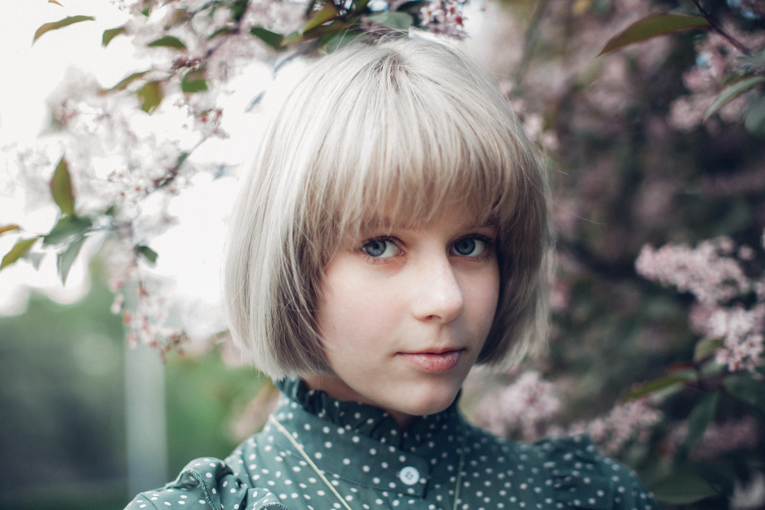 Весенняя уличная съемка. Портретный творческий фотограф в Москве Надя Дудник