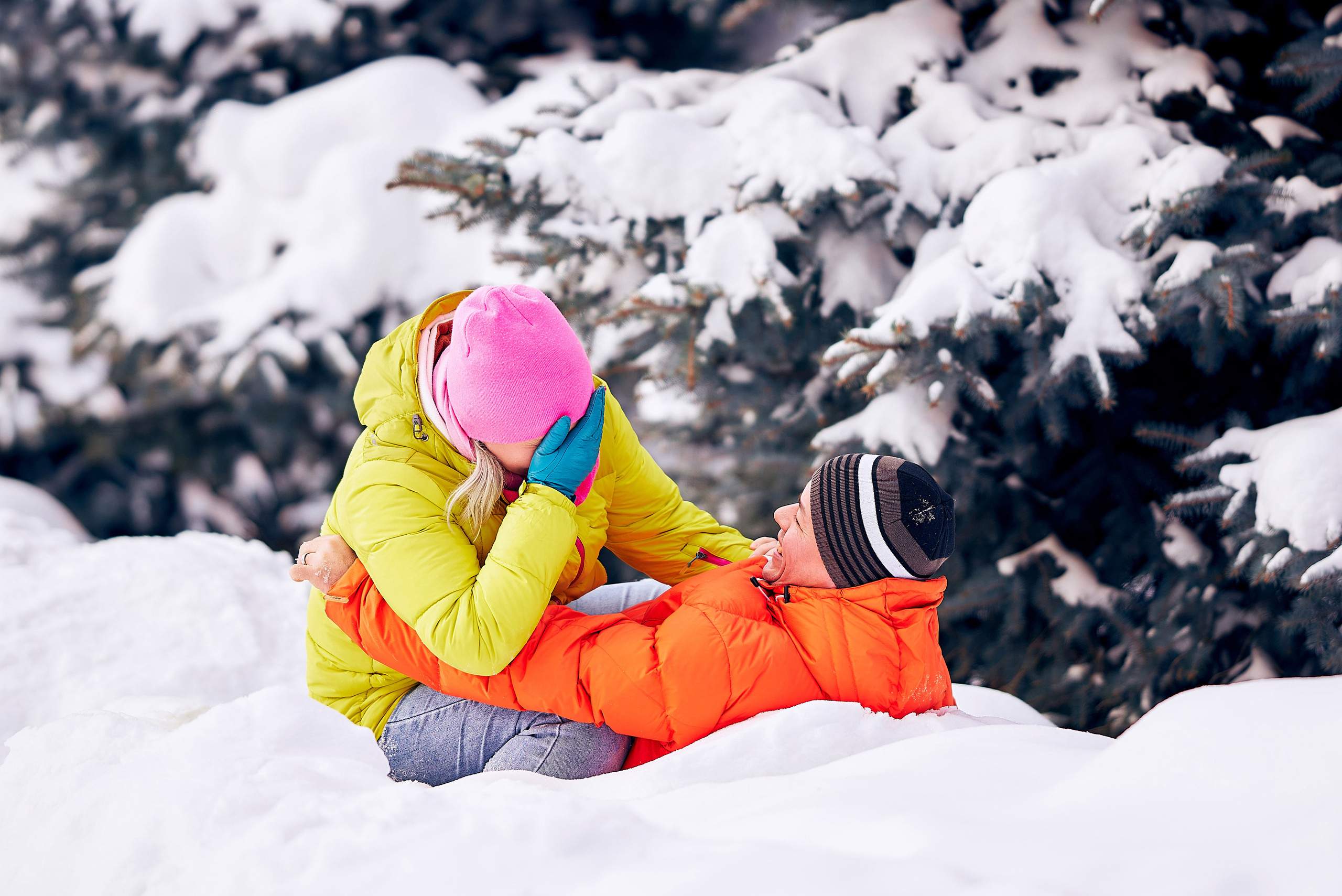 Семейная фотосессия зимой