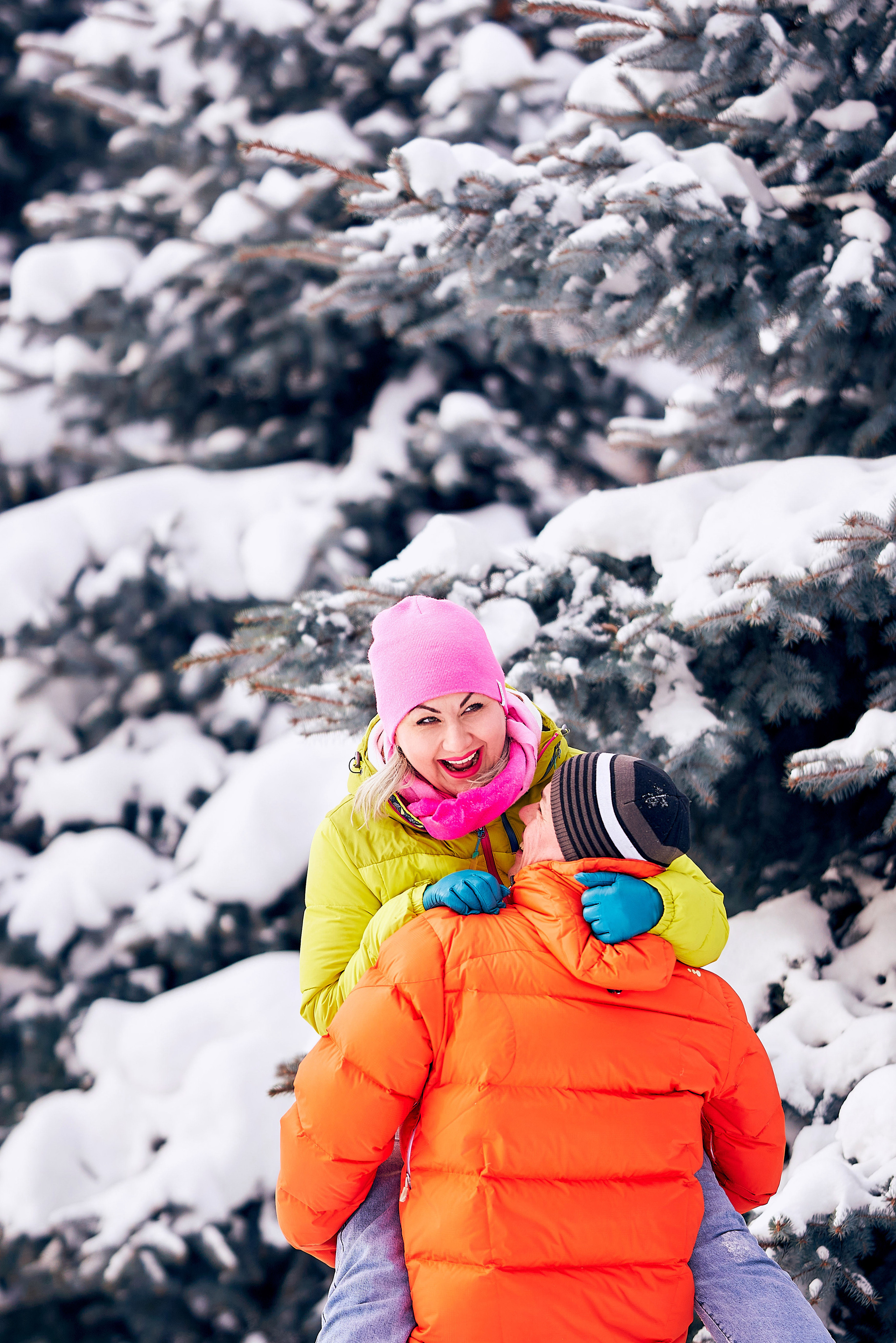 Семейная фотосессия зимой