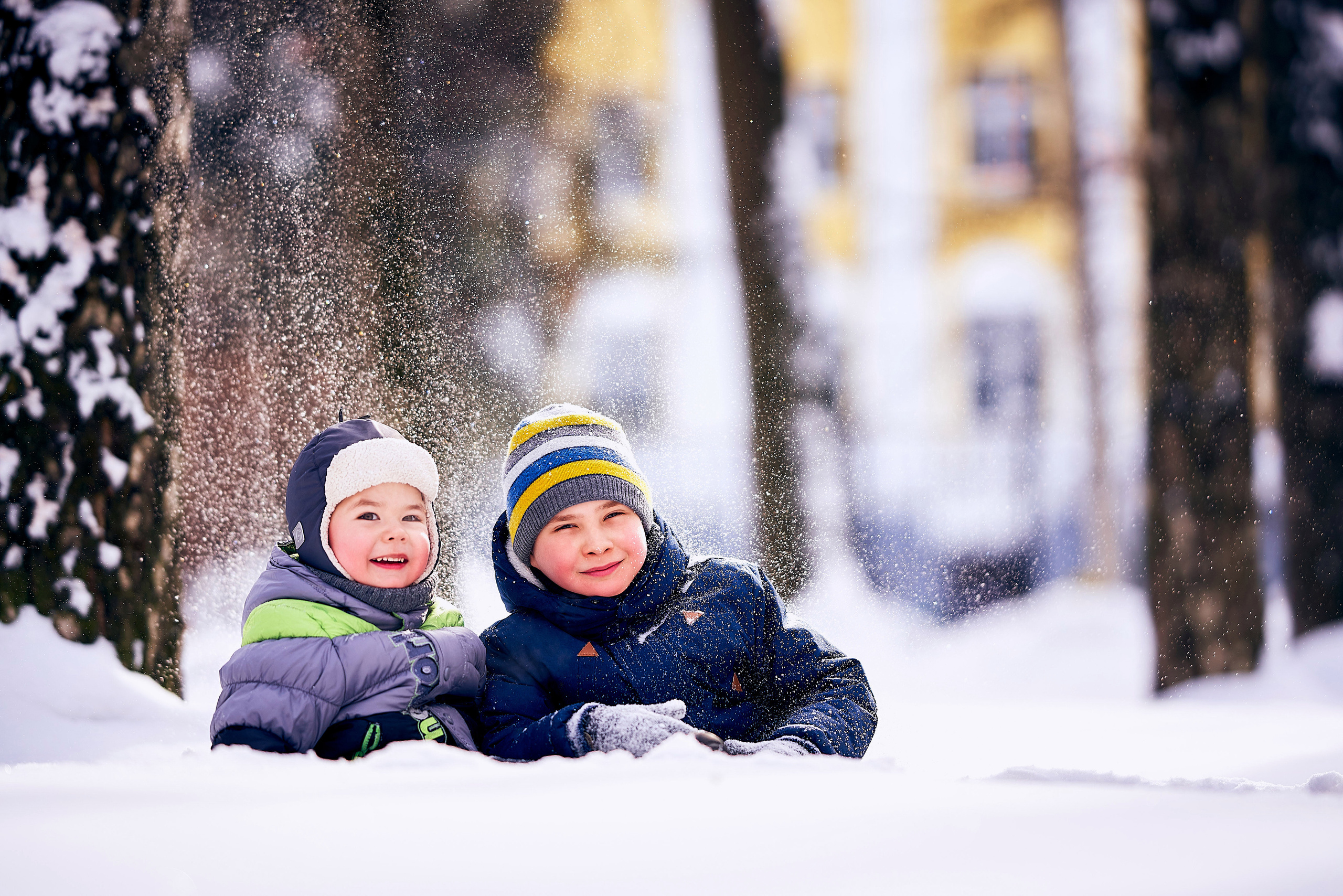 Семейная фотосессия зимой