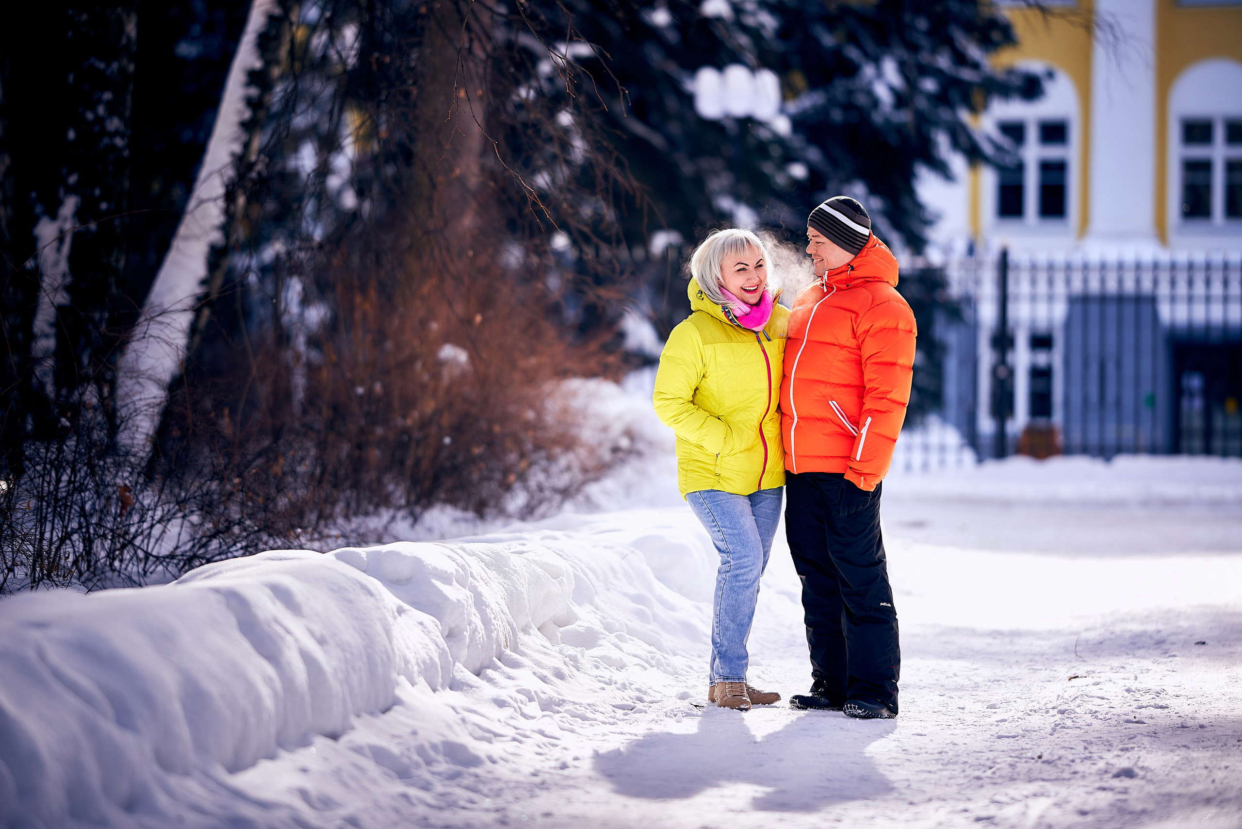Семейная фотосессия зимой