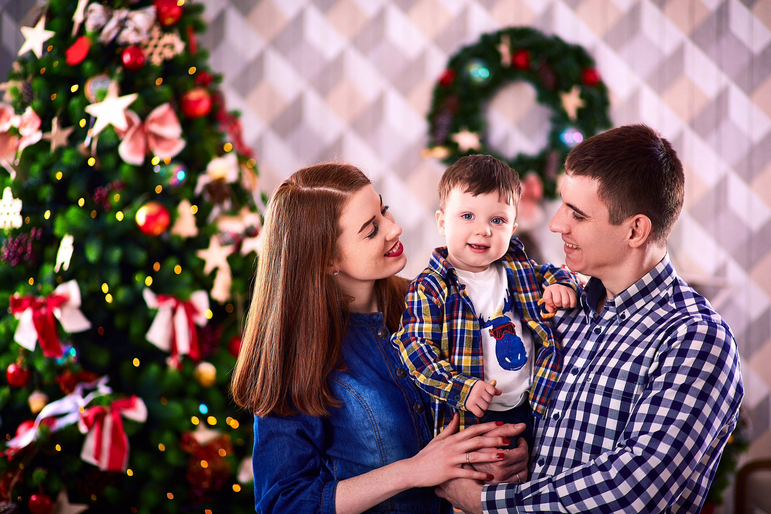 Новогодняя фотосессия семьи Виктории