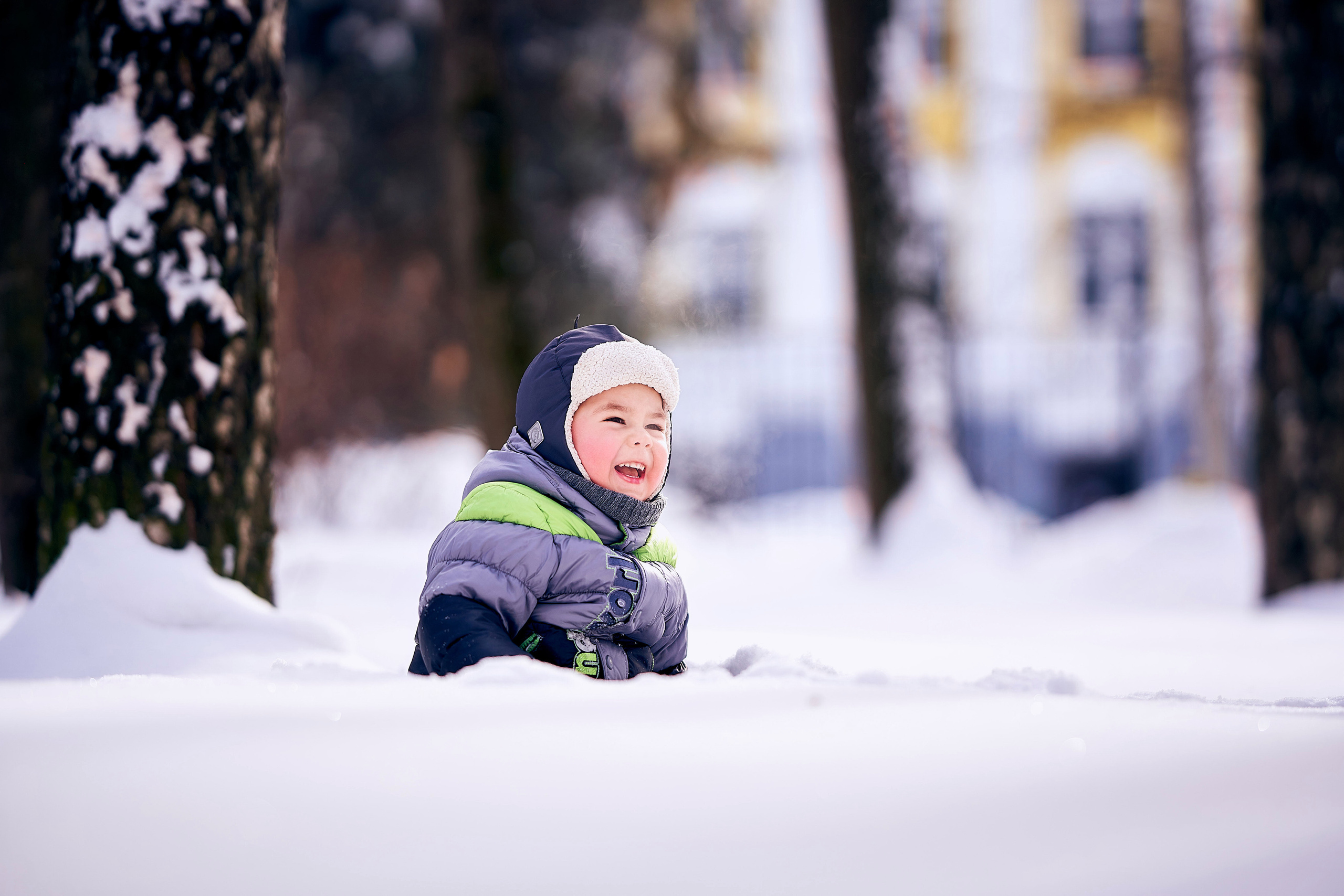 Семейная фотосессия зимой