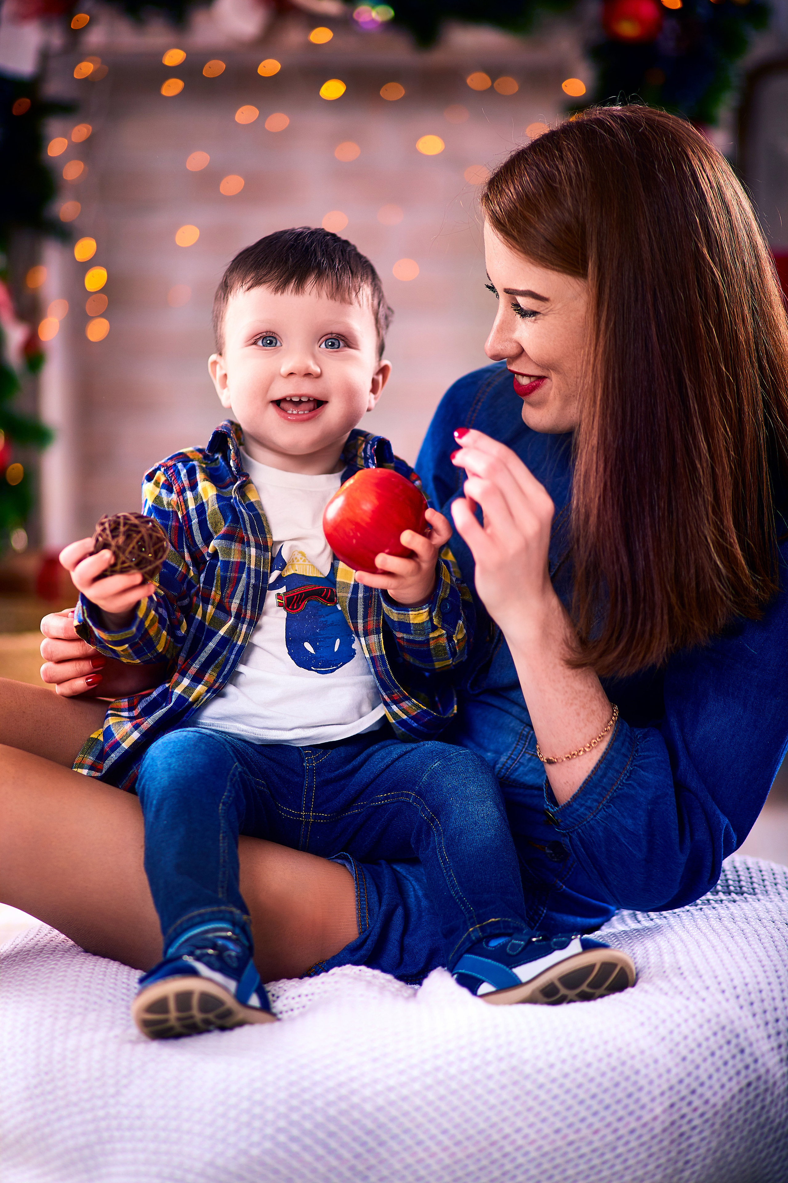 Новогодняя фотосессия семьи Виктории