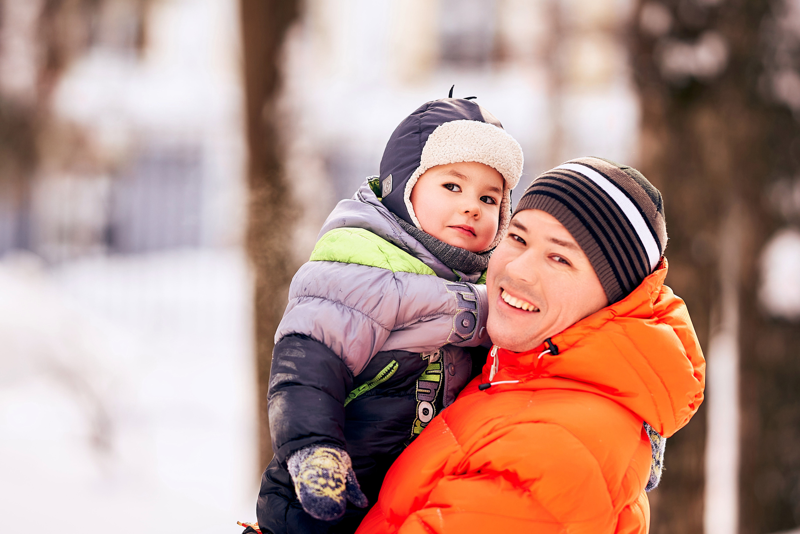 Семейная фотосессия зимой