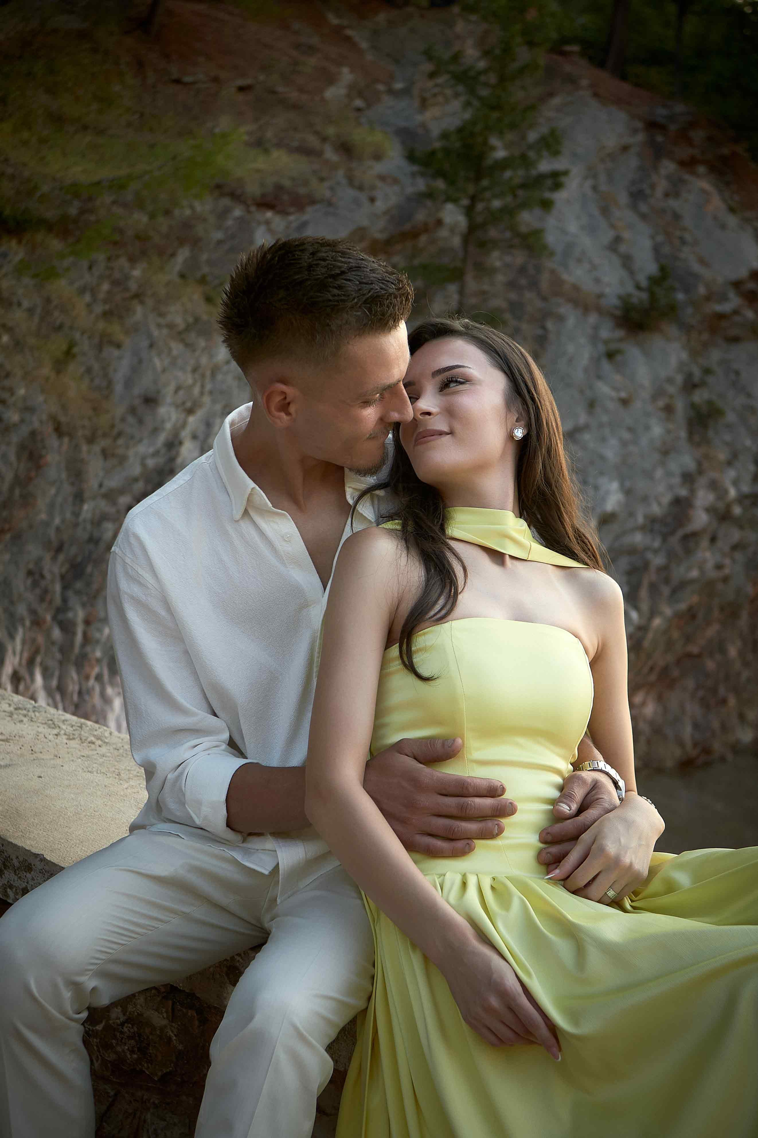 Sunset Engagement Shoot in Sveti Stefan | Ilhan & Ilhana's Proposal. Фотосессии в Черногории — фотограф Станевская Эля