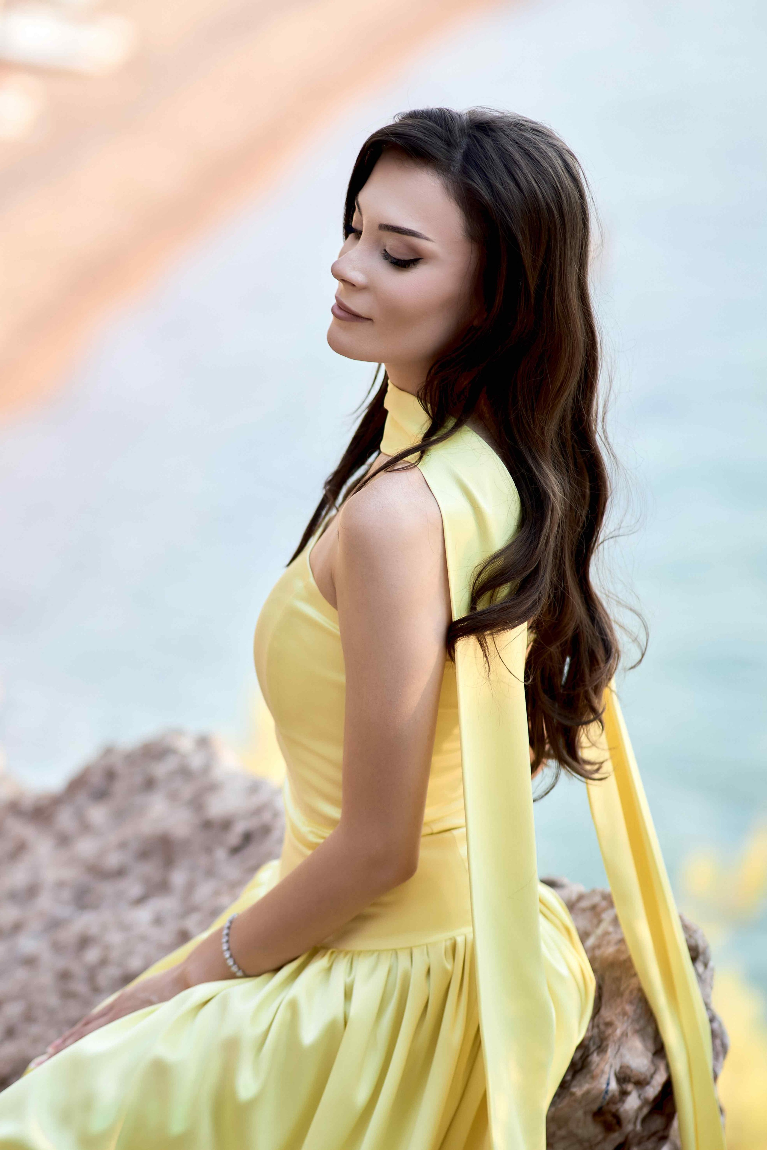 Sunset Engagement Shoot in Sveti Stefan | Ilhan & Ilhana's Proposal. Фотосессии в Черногории — фотограф Станевская Эля