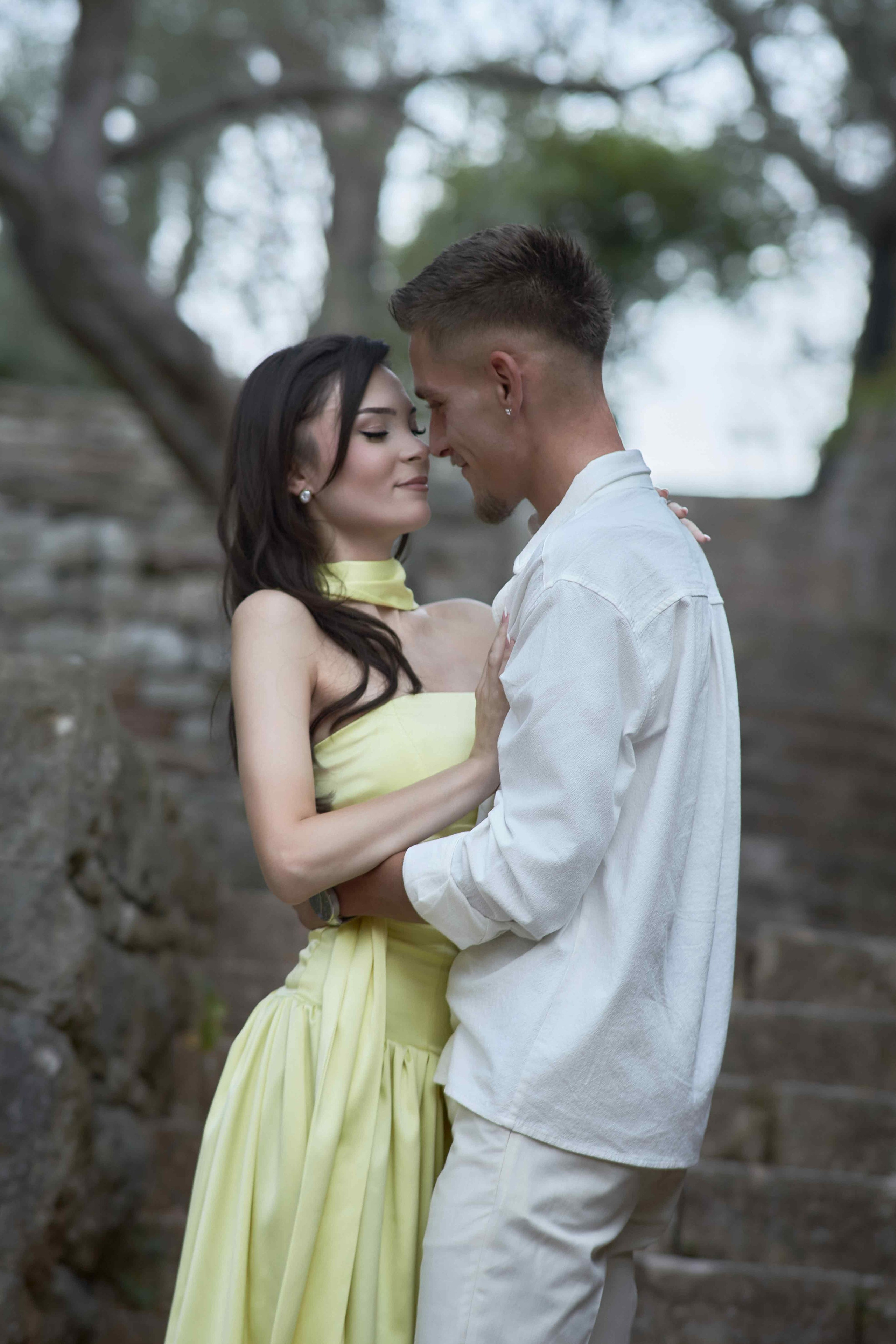Sunset Engagement Shoot in Sveti Stefan | Ilhan & Ilhana's Proposal. Фотосессии в Черногории — фотограф Станевская Эля