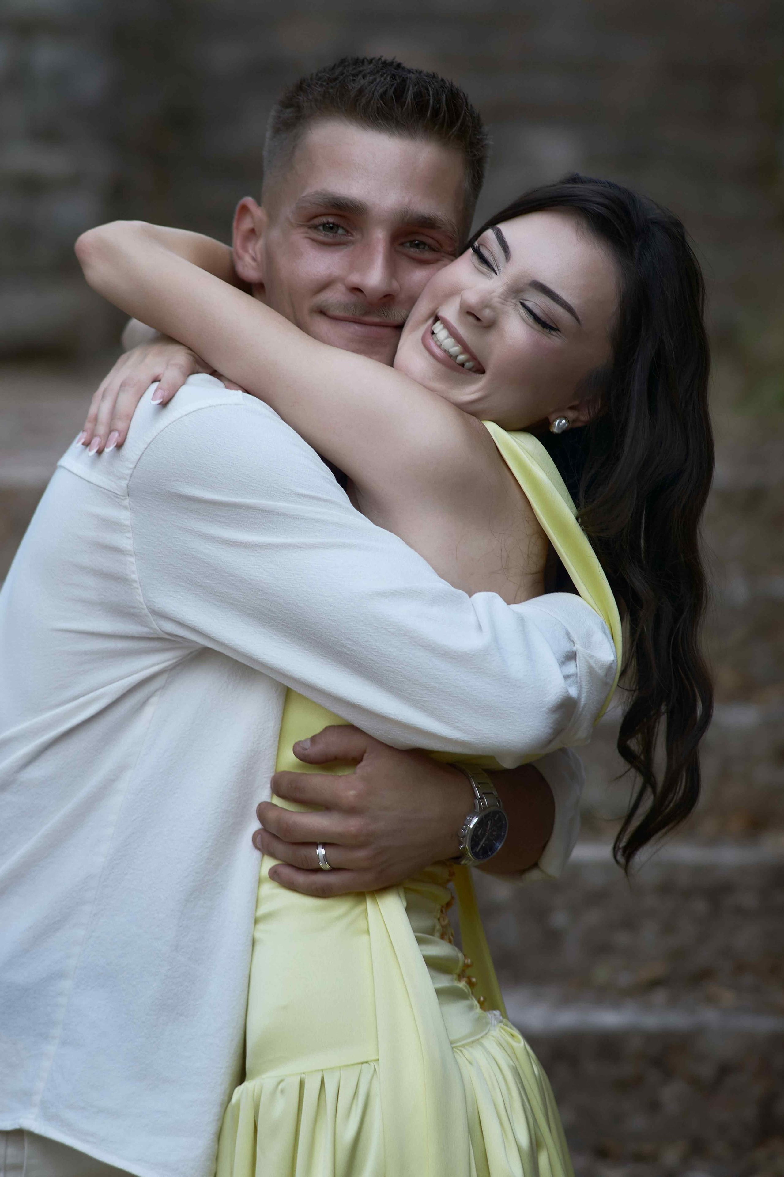Sunset Engagement Shoot in Sveti Stefan | Ilhan & Ilhana's Proposal. Фотосессии в Черногории — фотограф Станевская Эля