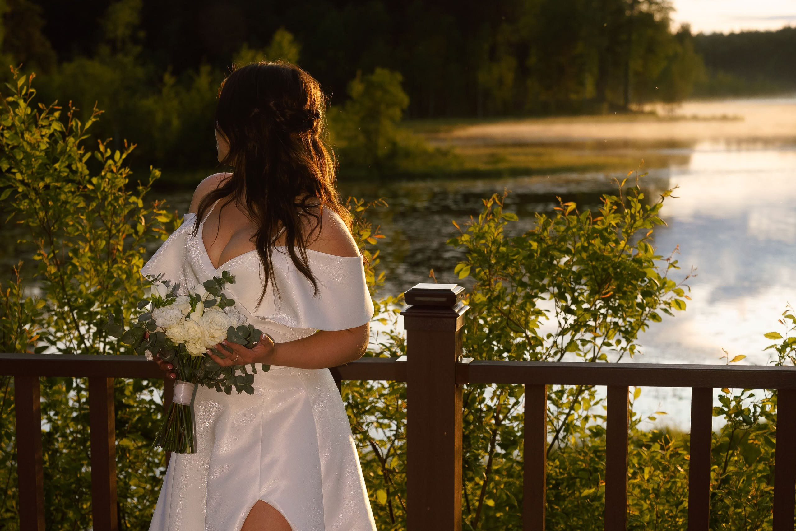 Мария и Михаил — прогулка у озера и церемония. Свадебный фотограф Дмитрий Родионов — Санкт-Петербург и Ленинградская область