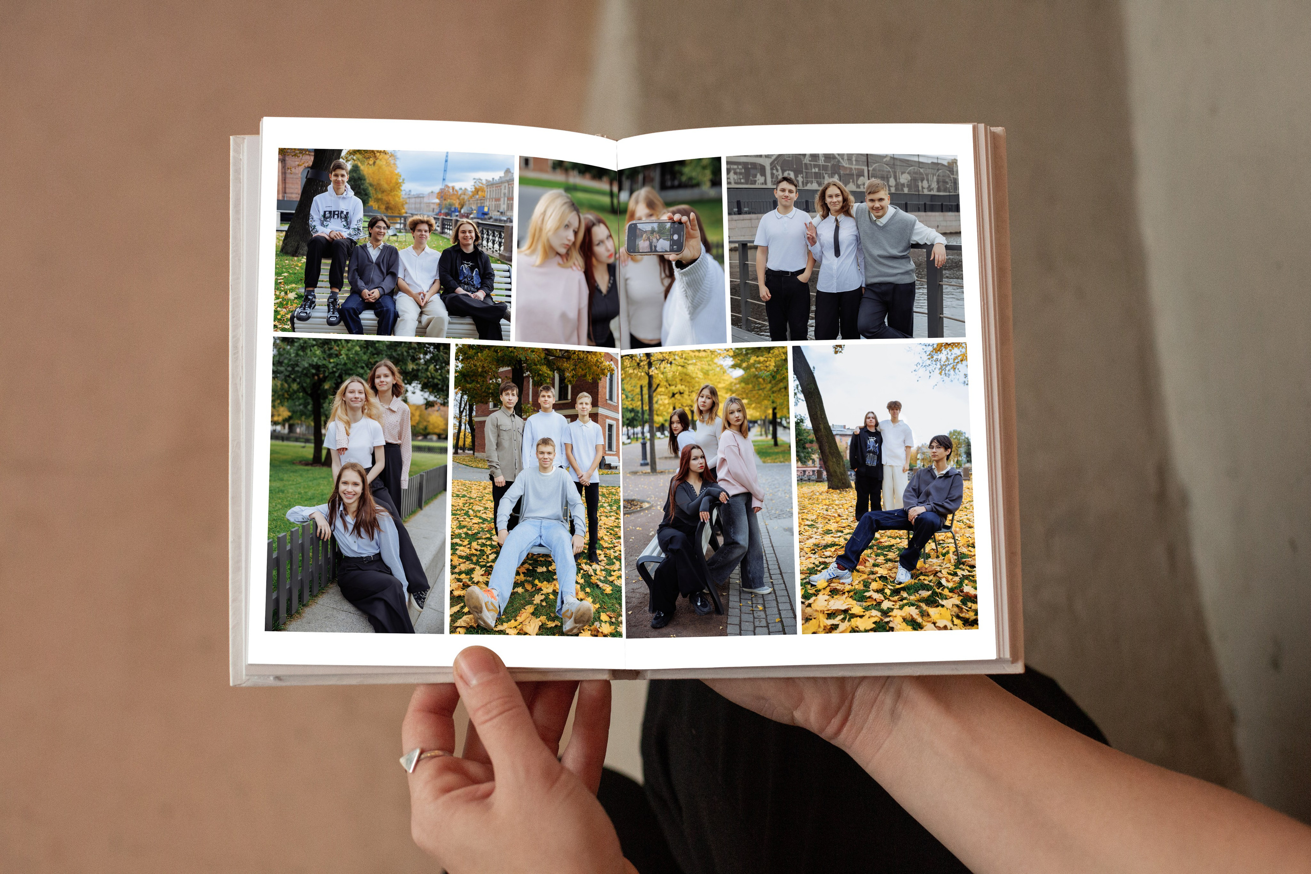 ФОТОКНИГА ВЫПУСКНИКА ШКОЛЫ 21×30 СМ 7 РАЗВОРОТОВ. Фотограф Екатерина Зайкова в Санкт-Петербурге