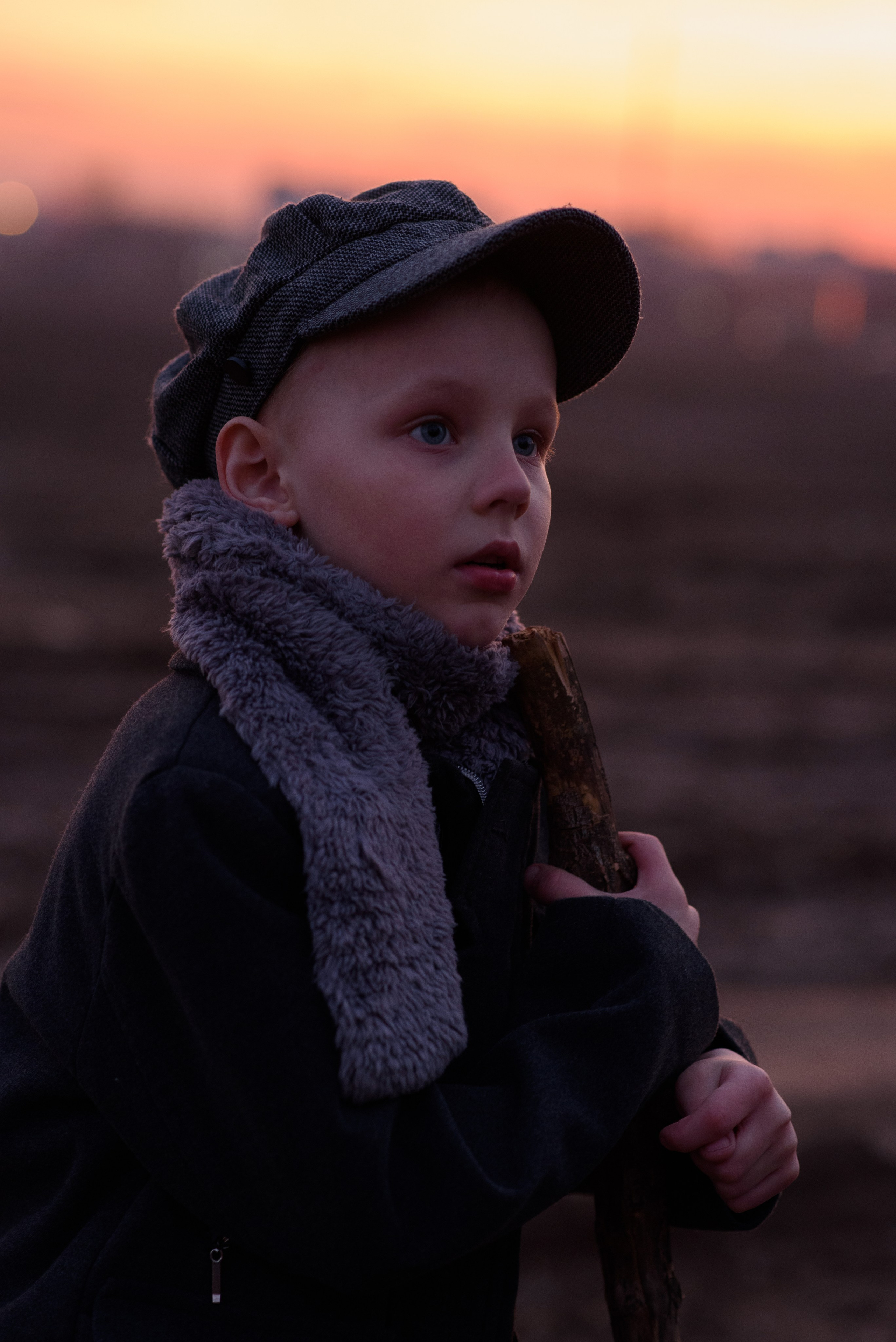 Юный Гаврош в поле. Анна Боровикова, фотограф Пушкино