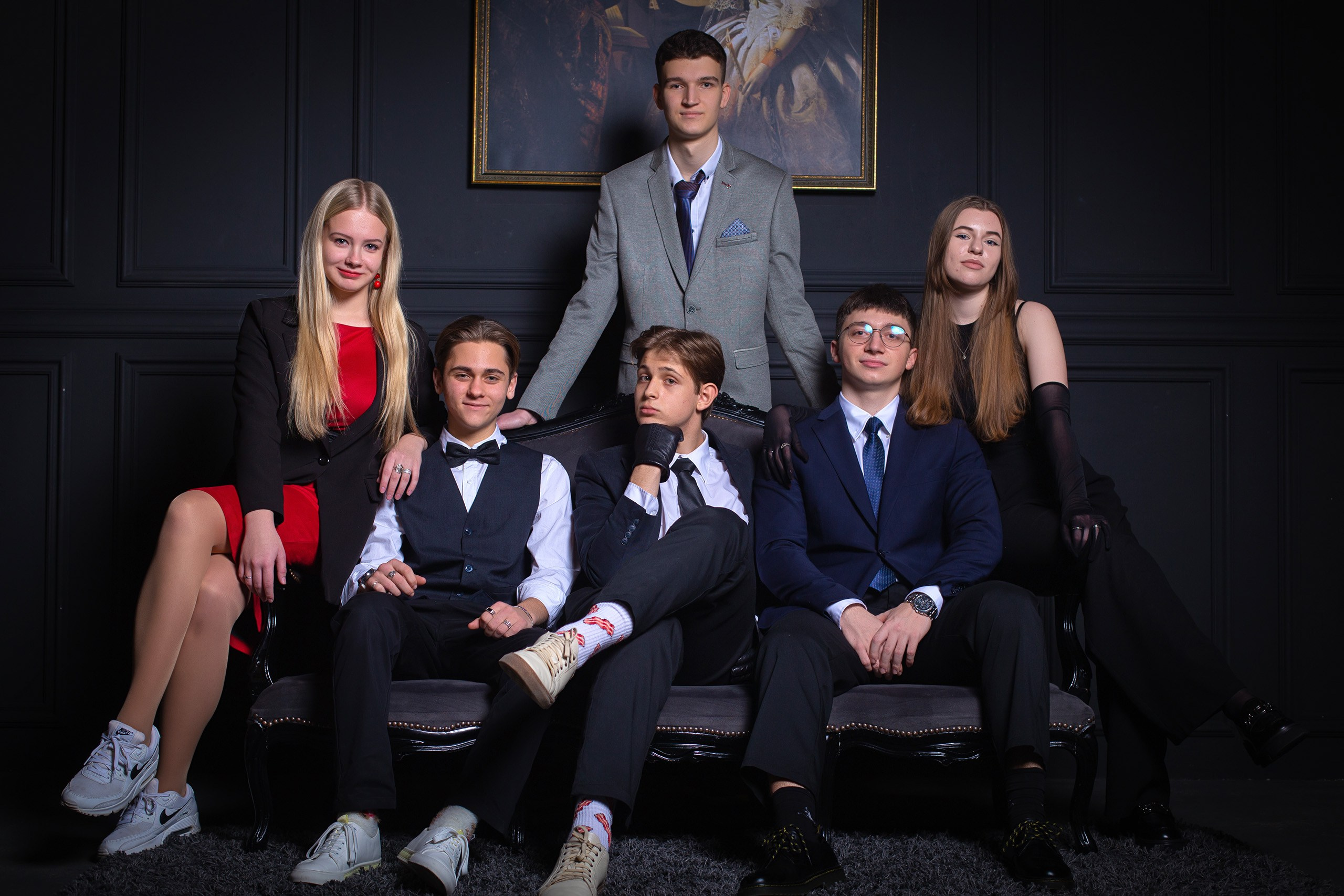 Тематическая студийная фотосессия для выпускных альбомов Жанна Бакунович