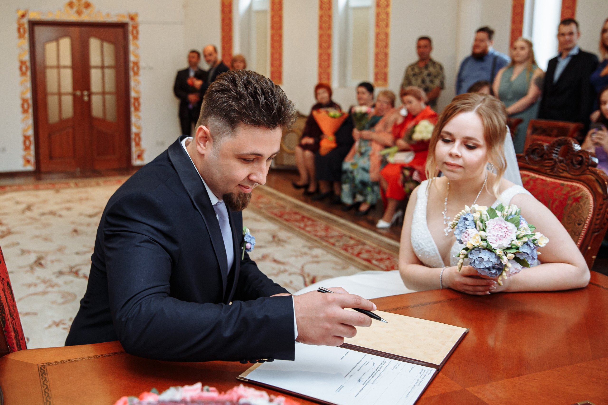 Роспись жениха и невесты в Измайловском кремле Москва