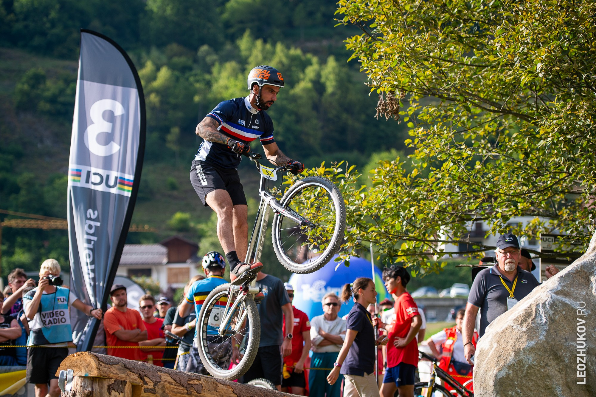 UCI Trials World Championships 2016 — finals. Sports photographer Leonid Zhukov