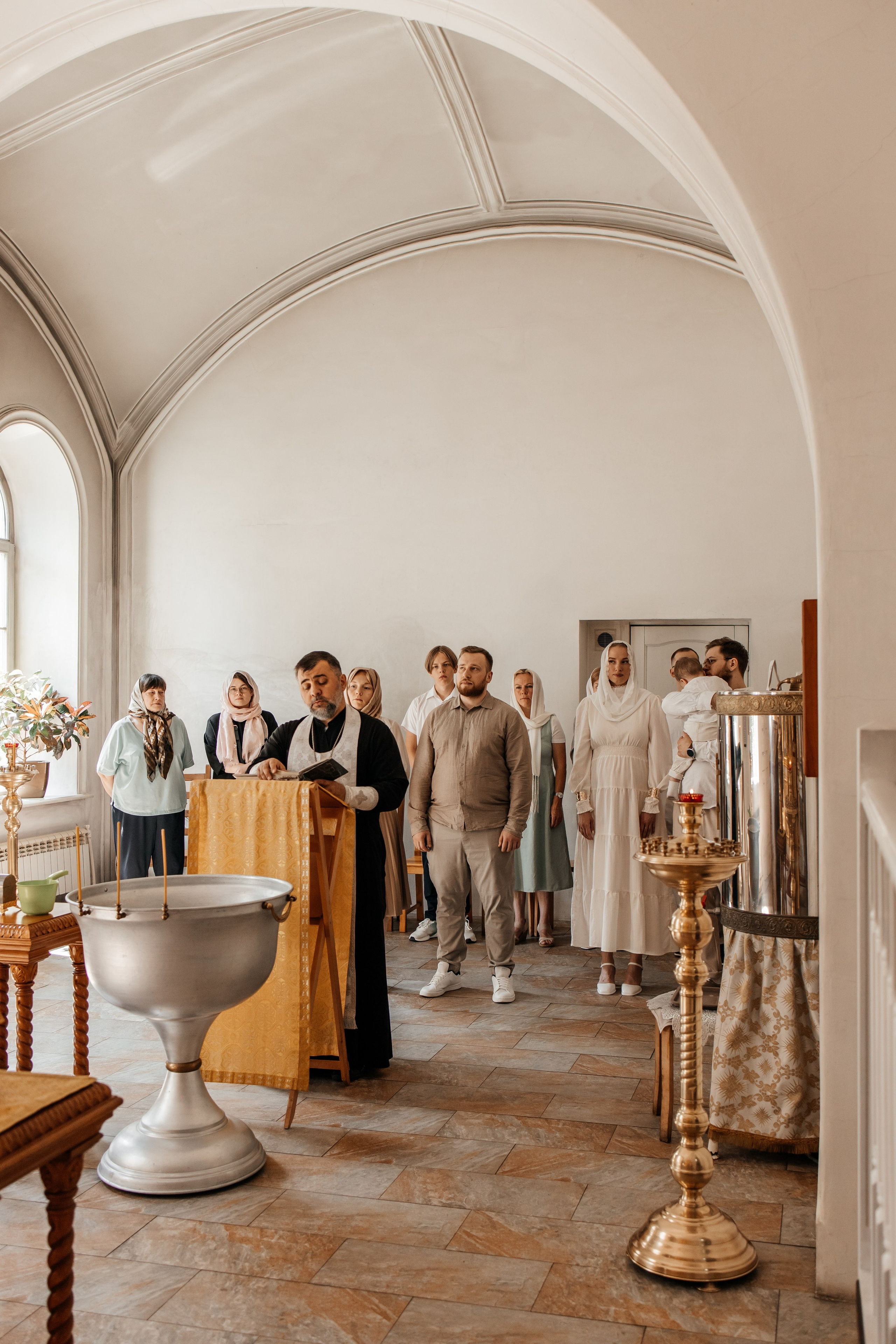 Таинство крещения. Семейный и женский фотограф в Москве Елизавета Волкова