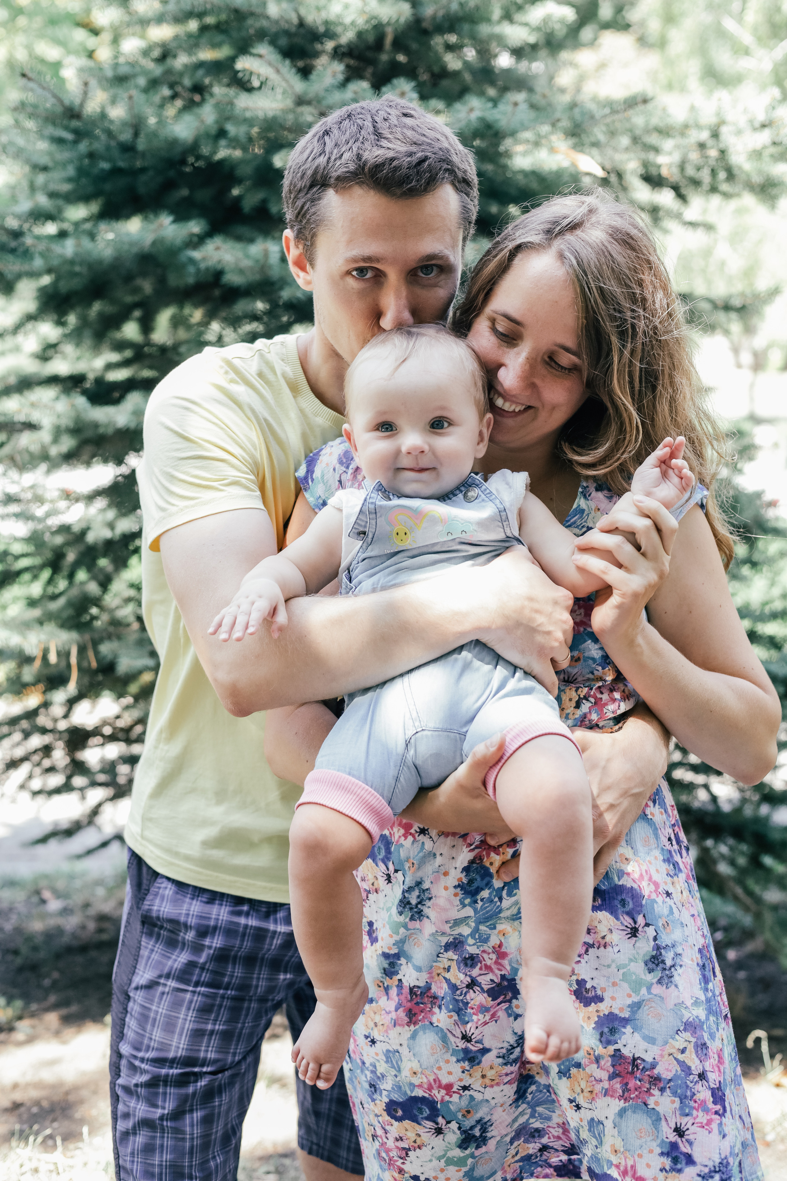 Фотосессия Маши, Андрея и их чудесной дочурки Соньки. Анна Антонова — семейный и детский фотограф в Москве