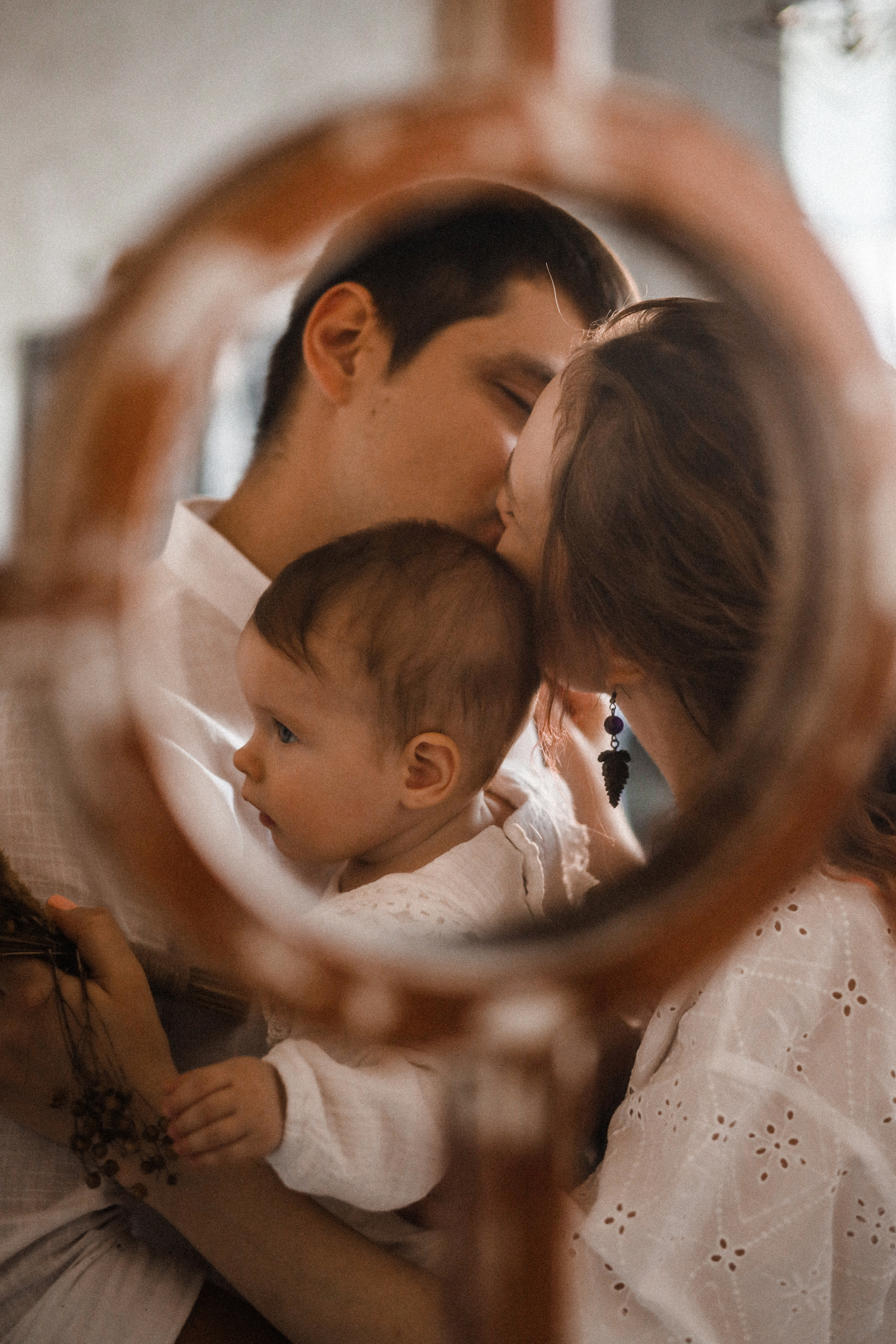 Льняная свадьба чудесных ребят и их дочки Майи. Анна Антонова — семейный и детский фотограф в Москве