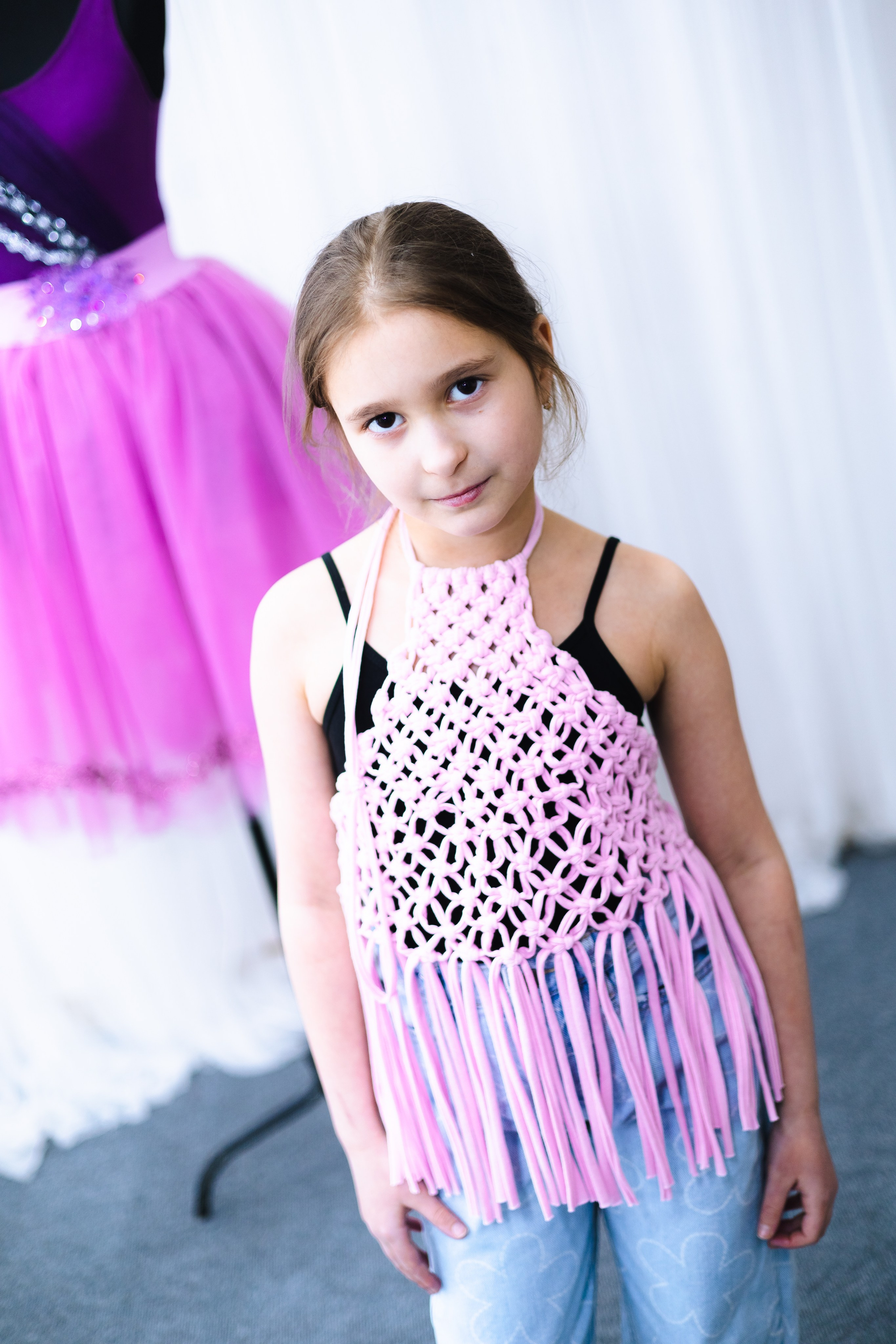 Топ в технике макраме. Школа для девочек во Владивостоке — Само Совершенство