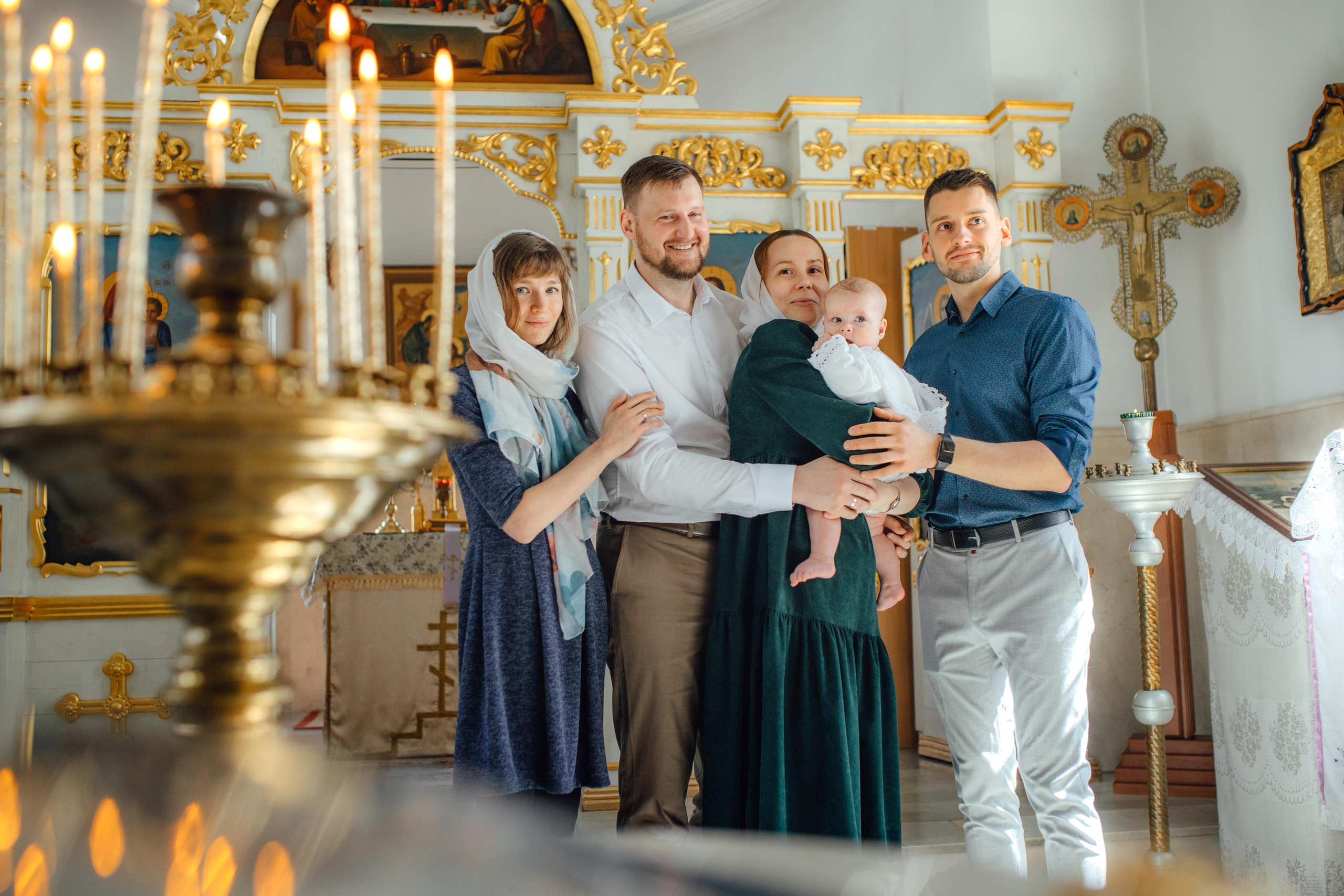 Крещение Алисы, храм Марии Магдалины, 22.04.2023