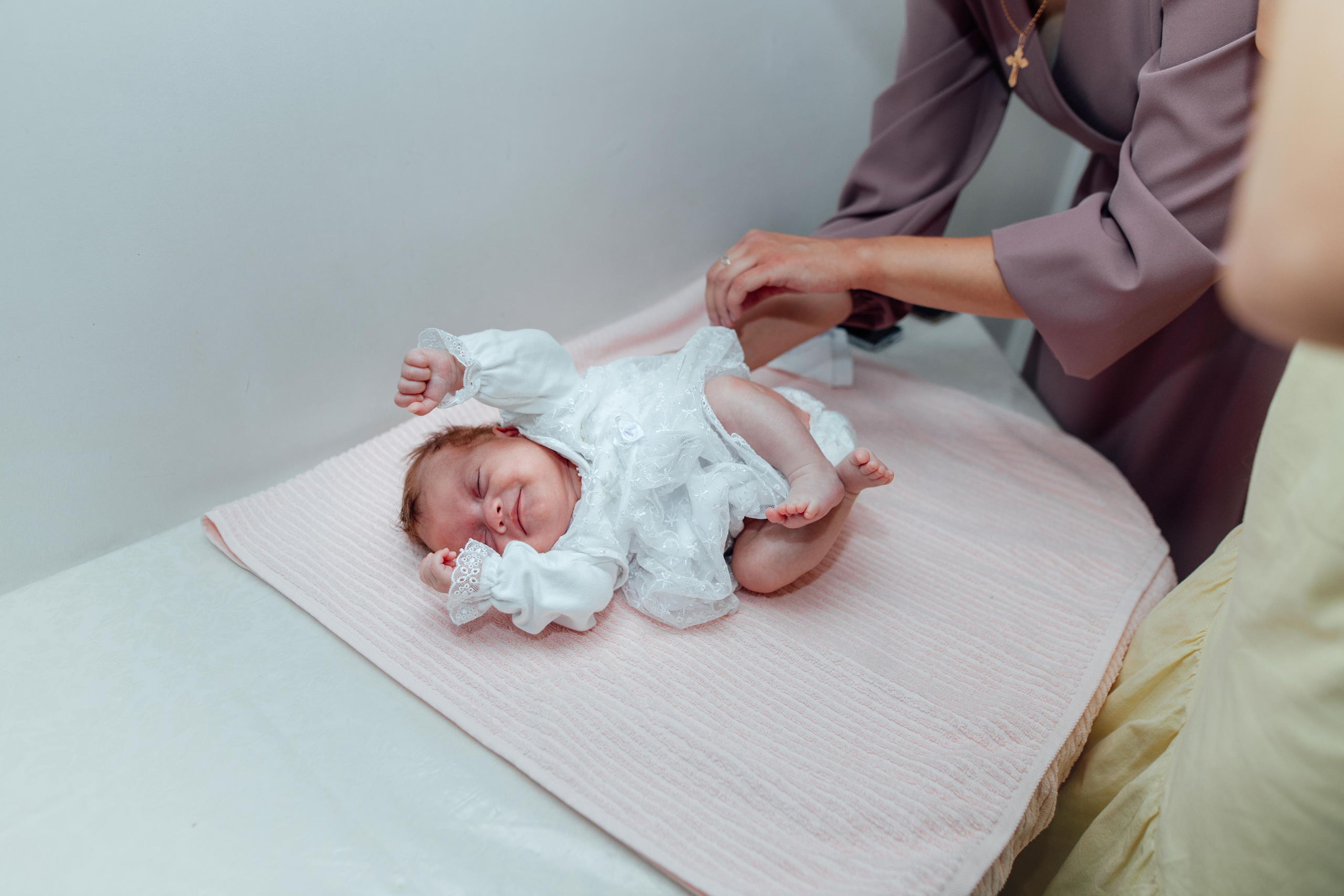 Таинство крещения Аполлинарии, 14 июля 2021, храм Святой Троицы