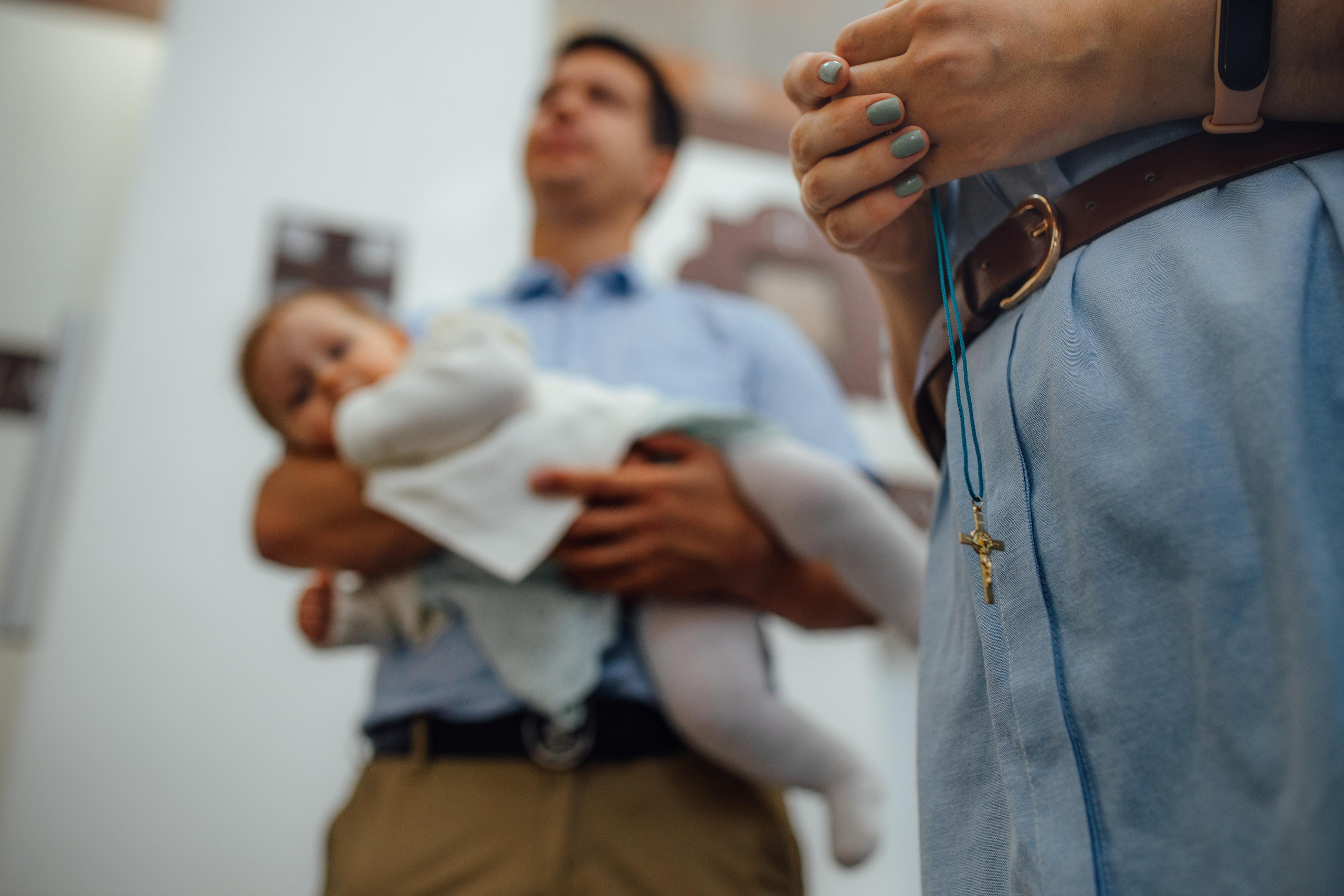 Таинство крещения Эммы, костёл Святого Франциска, 10.06.2023