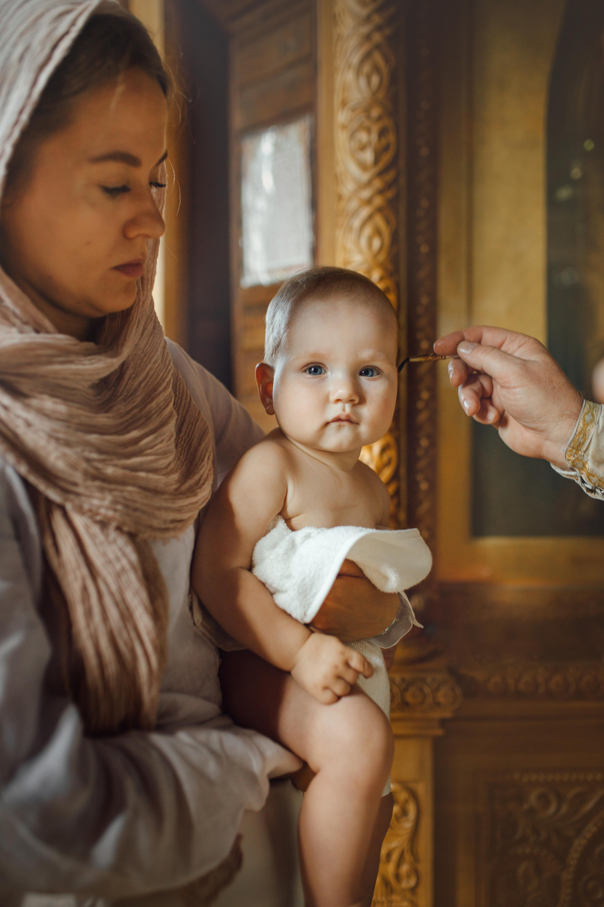 Таинство крещения Марии, храм Серафима Саровского, 08.07.2023
