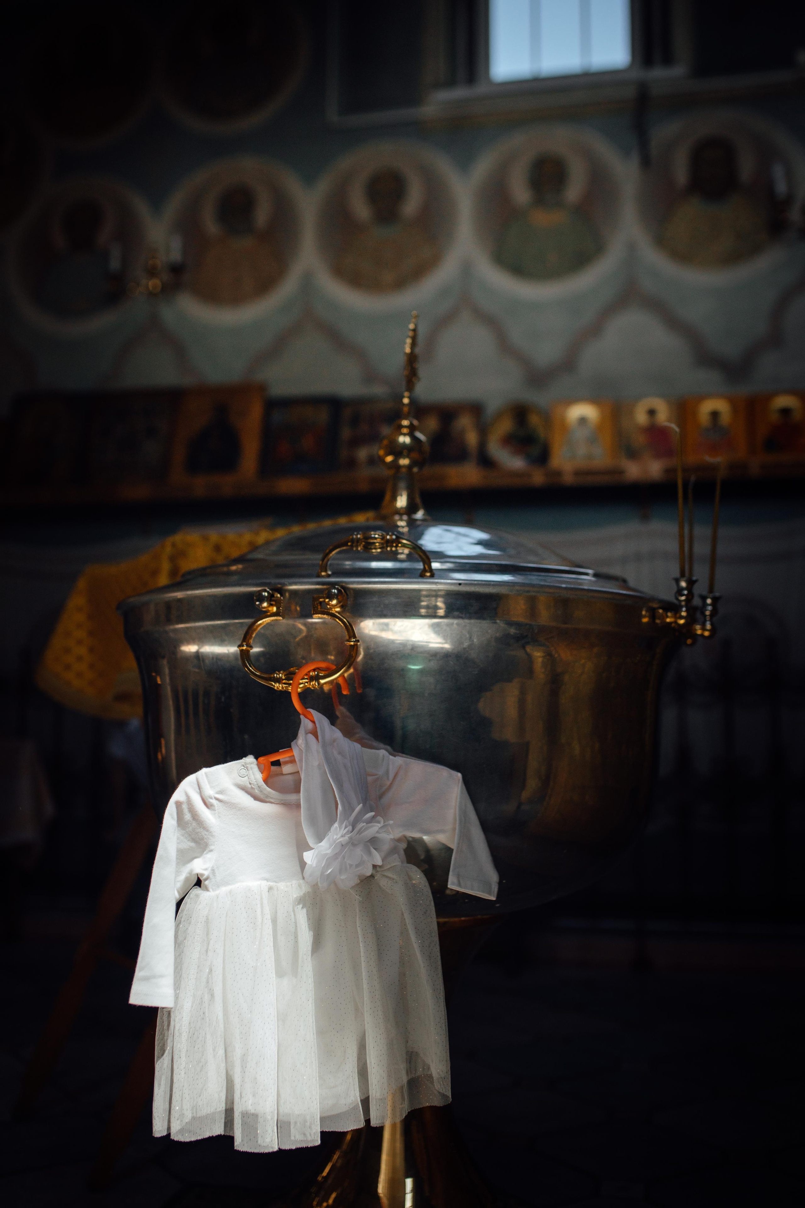 Таинство крещения Дарины, храм Иова Многострадального, 24 июня 2023 года