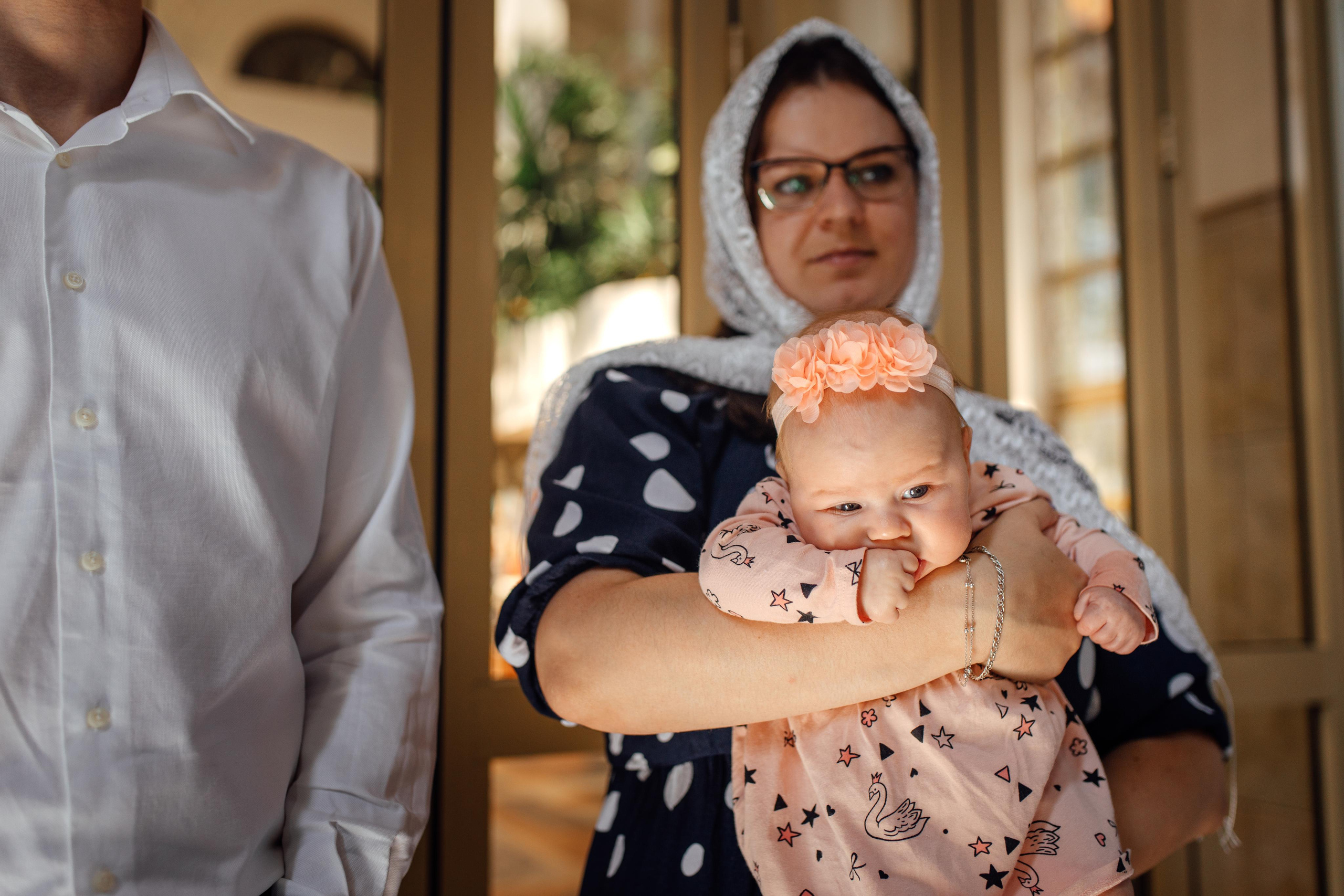 Таинство крещения Дарины, храм Иова Многострадального, 24 июня 2023 года