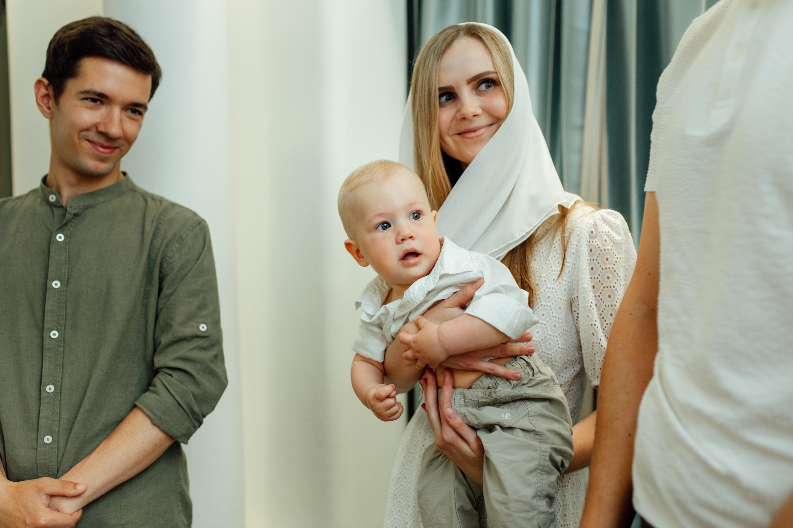 Таинство крещения Константина 21 июня 2023 года, храм Святой Троицы