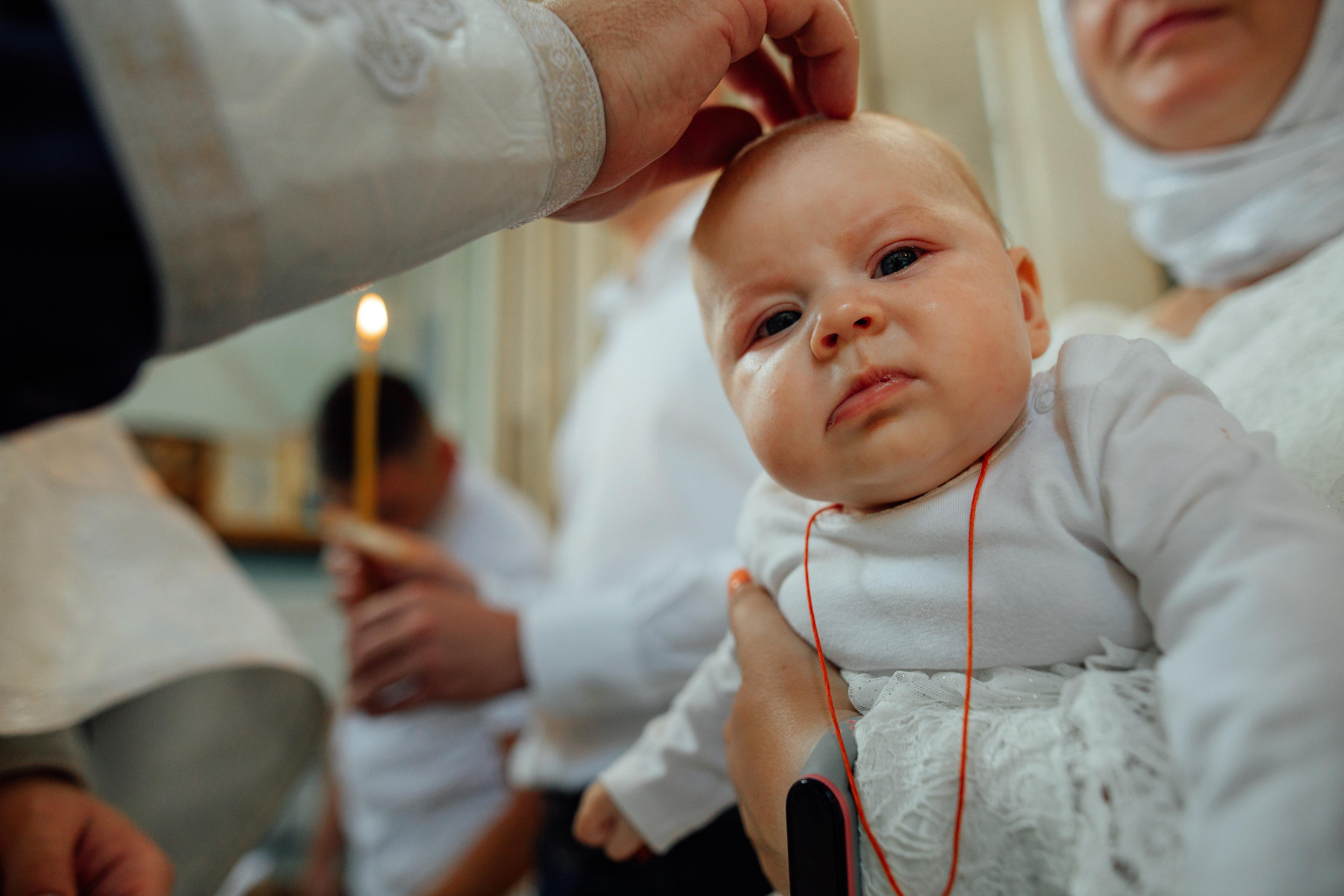 Таинство крещения Дарины, храм Иова Многострадального, 24 июня 2023 года