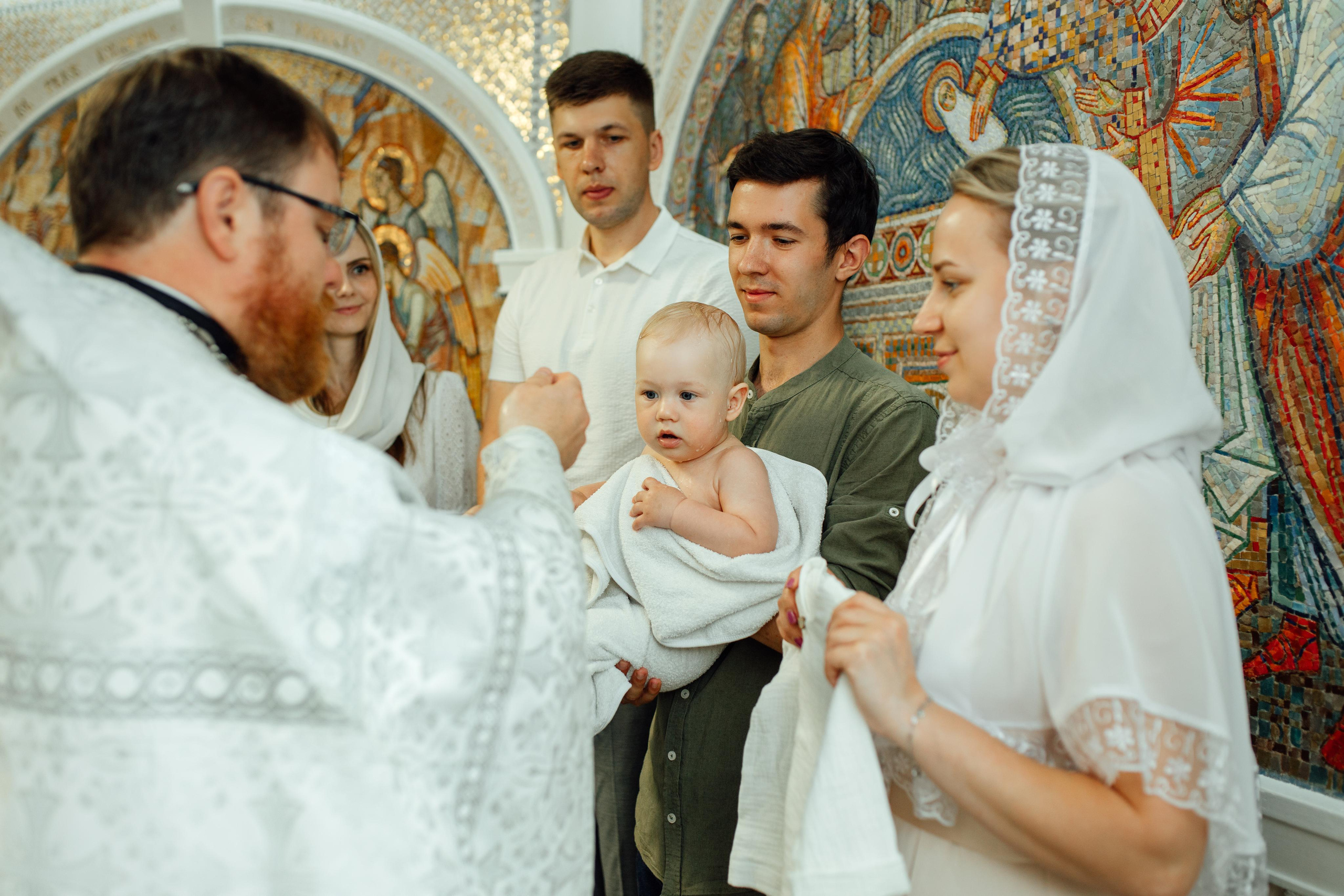 Таинство крещения Константина 21 июня 2023 года, храм Святой Троицы