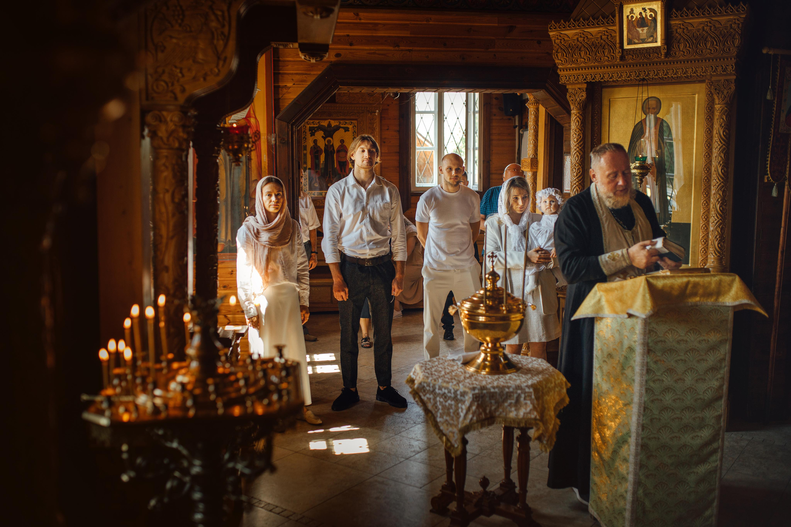 Таинство крещения Марии, храм Серафима Саровского, 08.07.2023