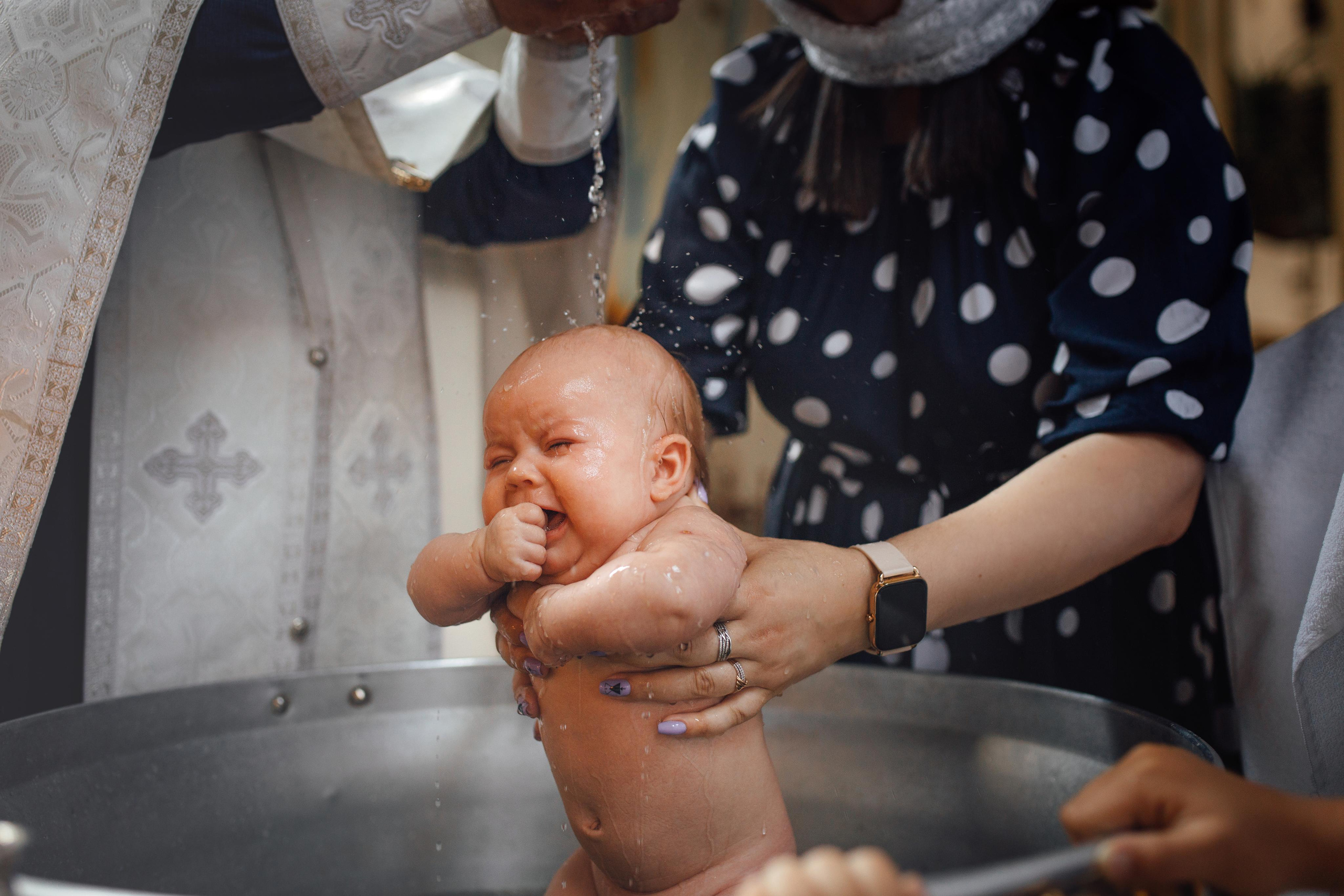 Таинство крещения Дарины, храм Иова Многострадального, 24 июня 2023 года