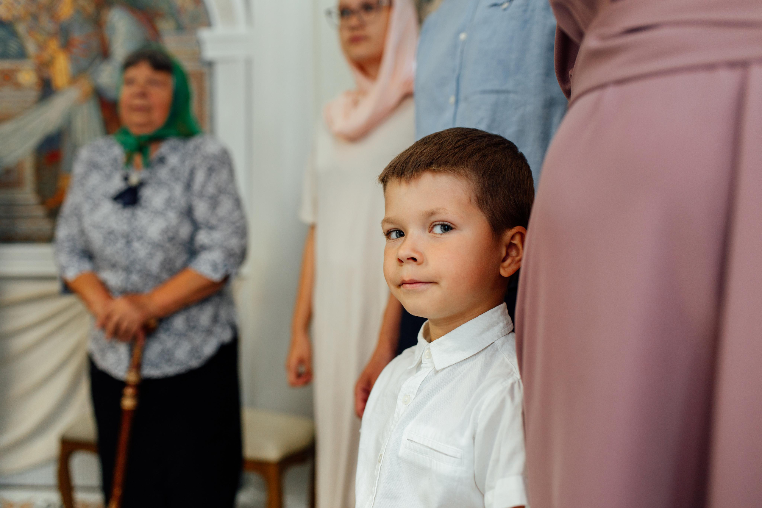 Таинство крещения Аполлинарии, 14 июля 2021, храм Святой Троицы