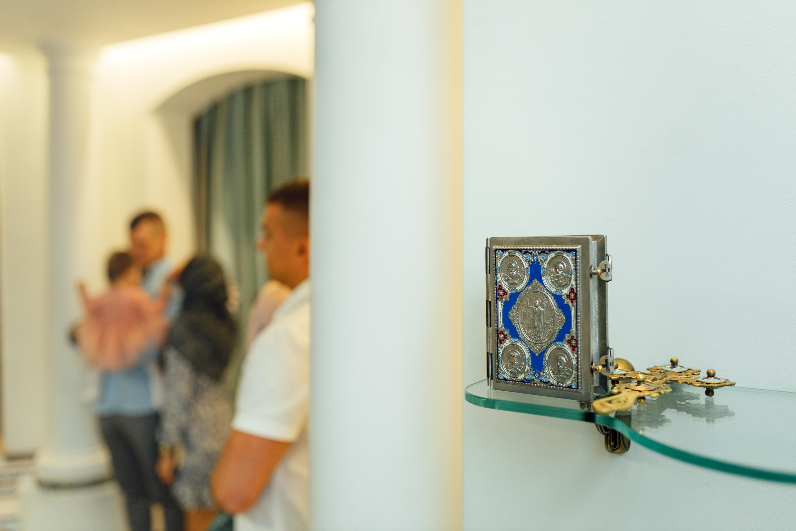 Таинство крещения Ксении, храм Святой Троицы, Минск