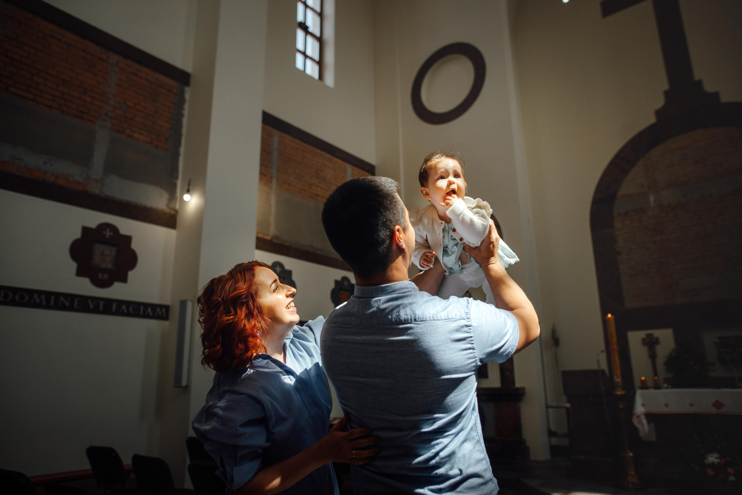 Таинство крещения Эммы, костёл Святого Франциска, 10.06.2023
