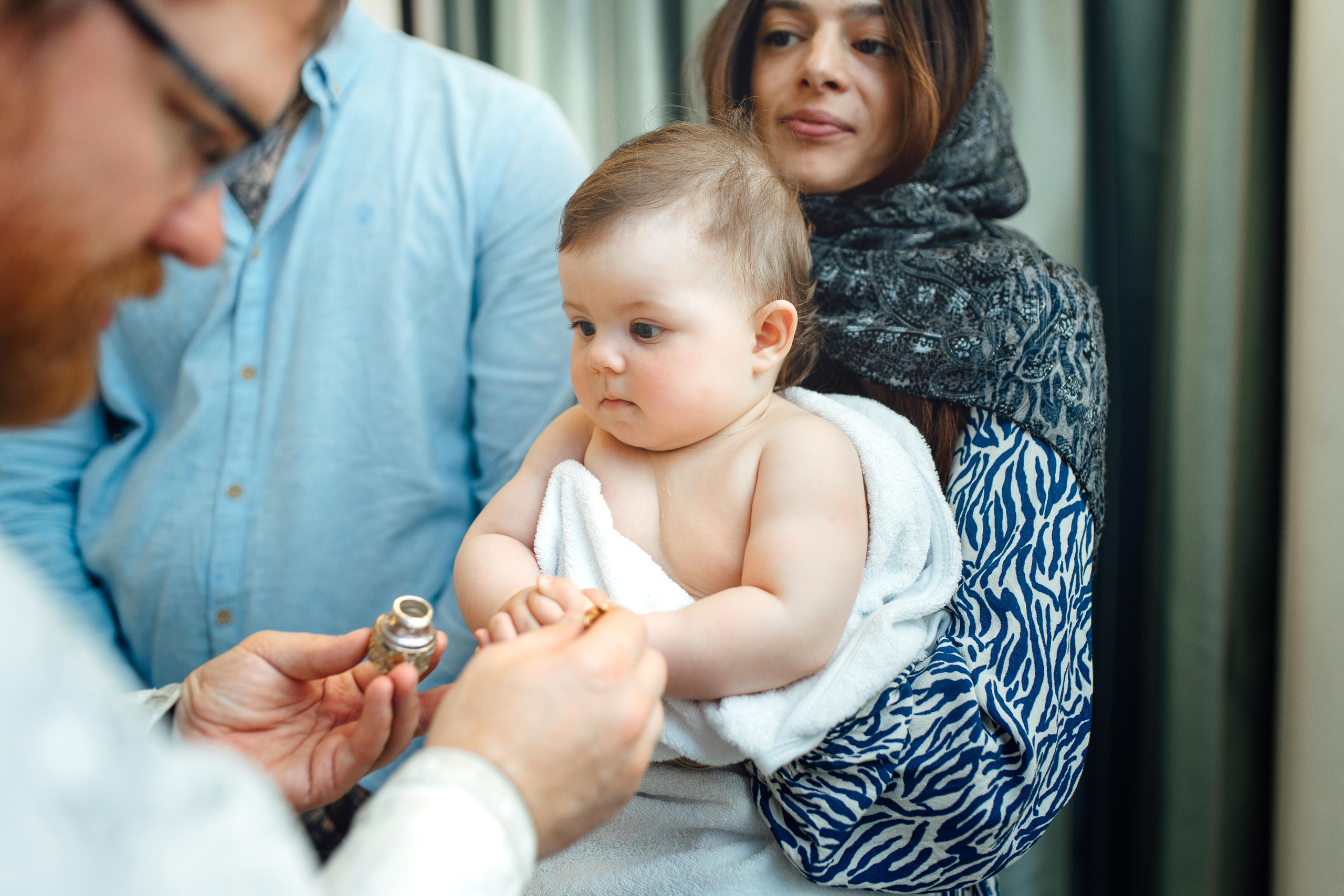 Таинство крещения Ксении, храм Святой Троицы, Минск