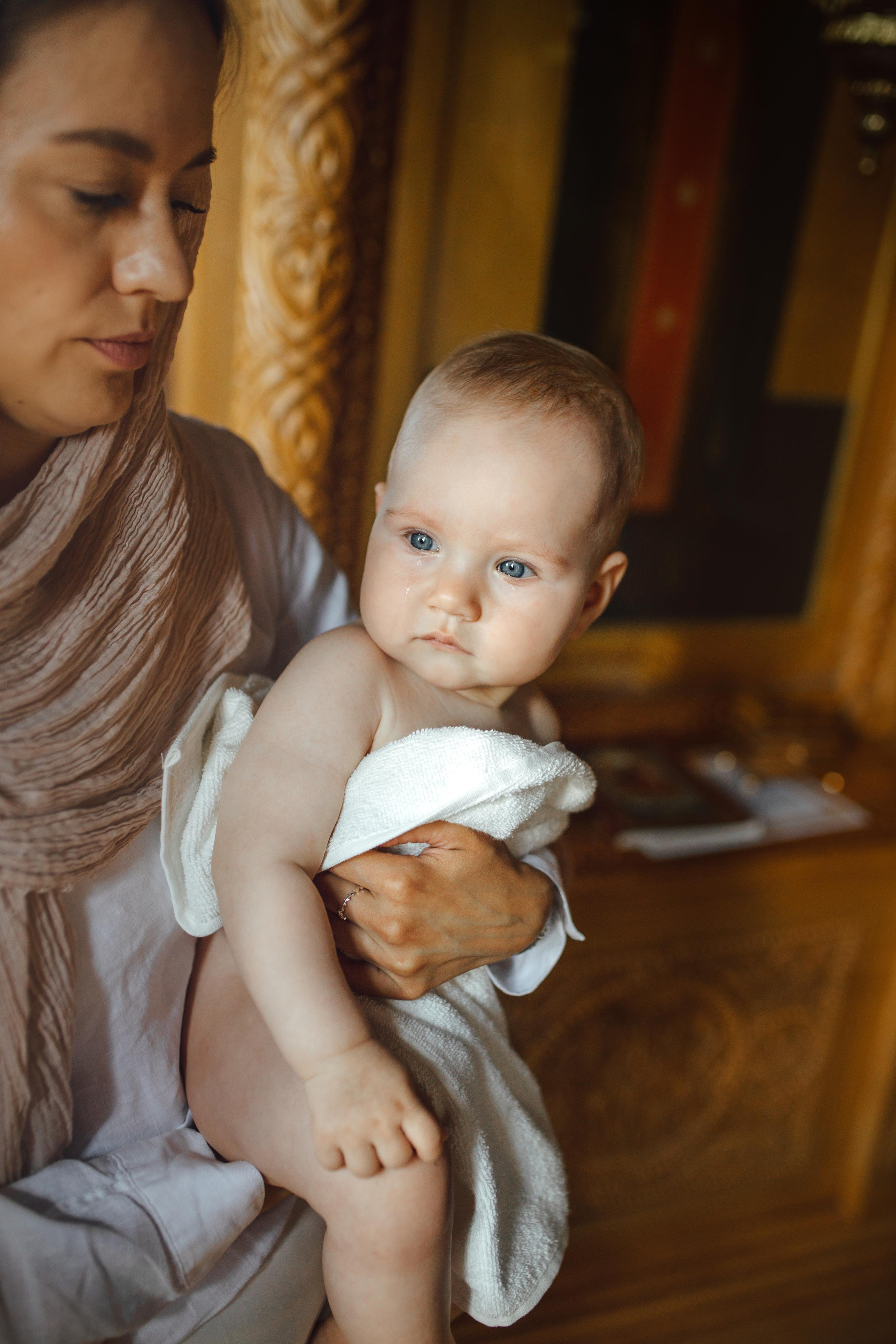 Таинство крещения Марии, храм Серафима Саровского, 08.07.2023