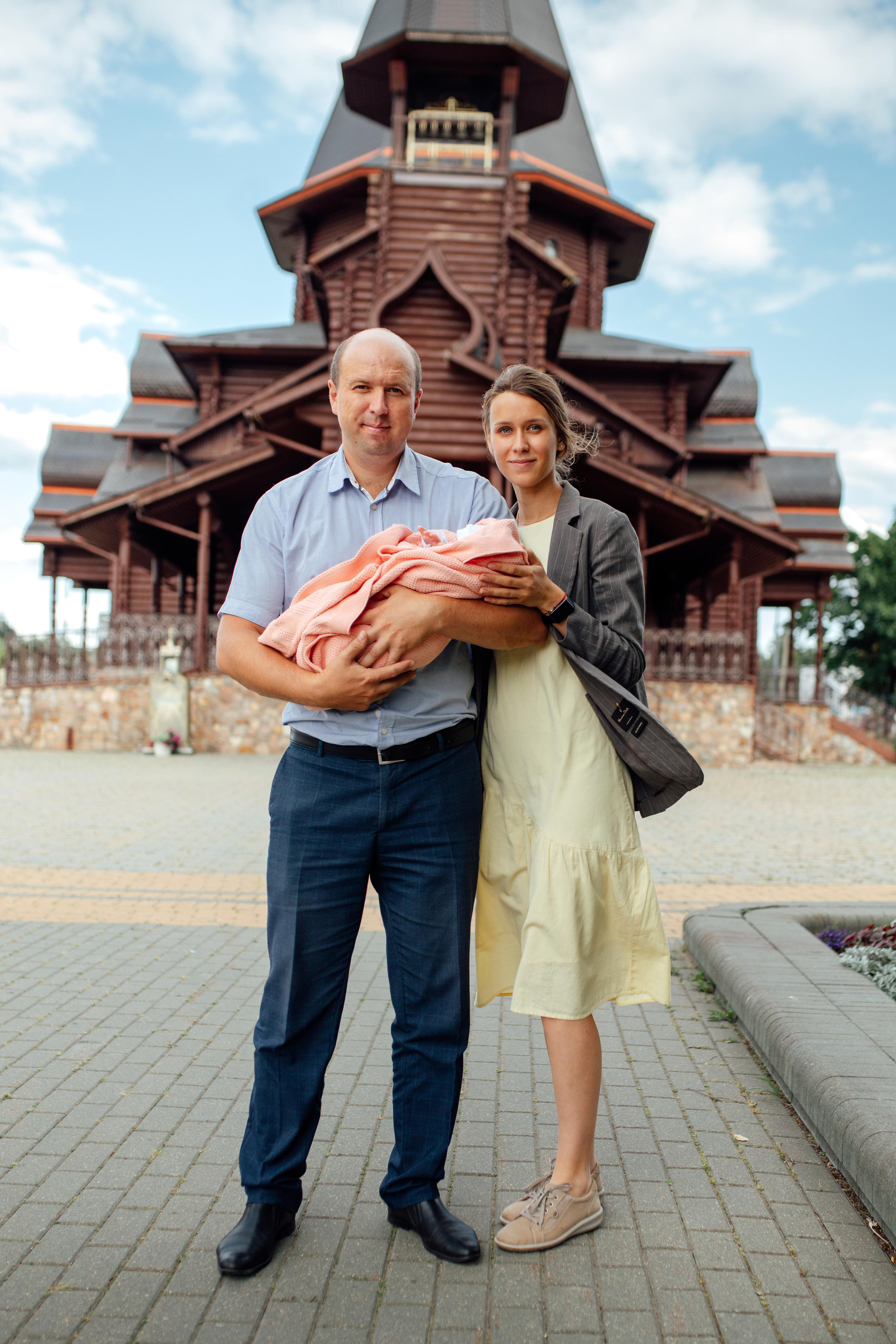 Таинство крещения Аполлинарии, 14 июля 2021, храм Святой Троицы
