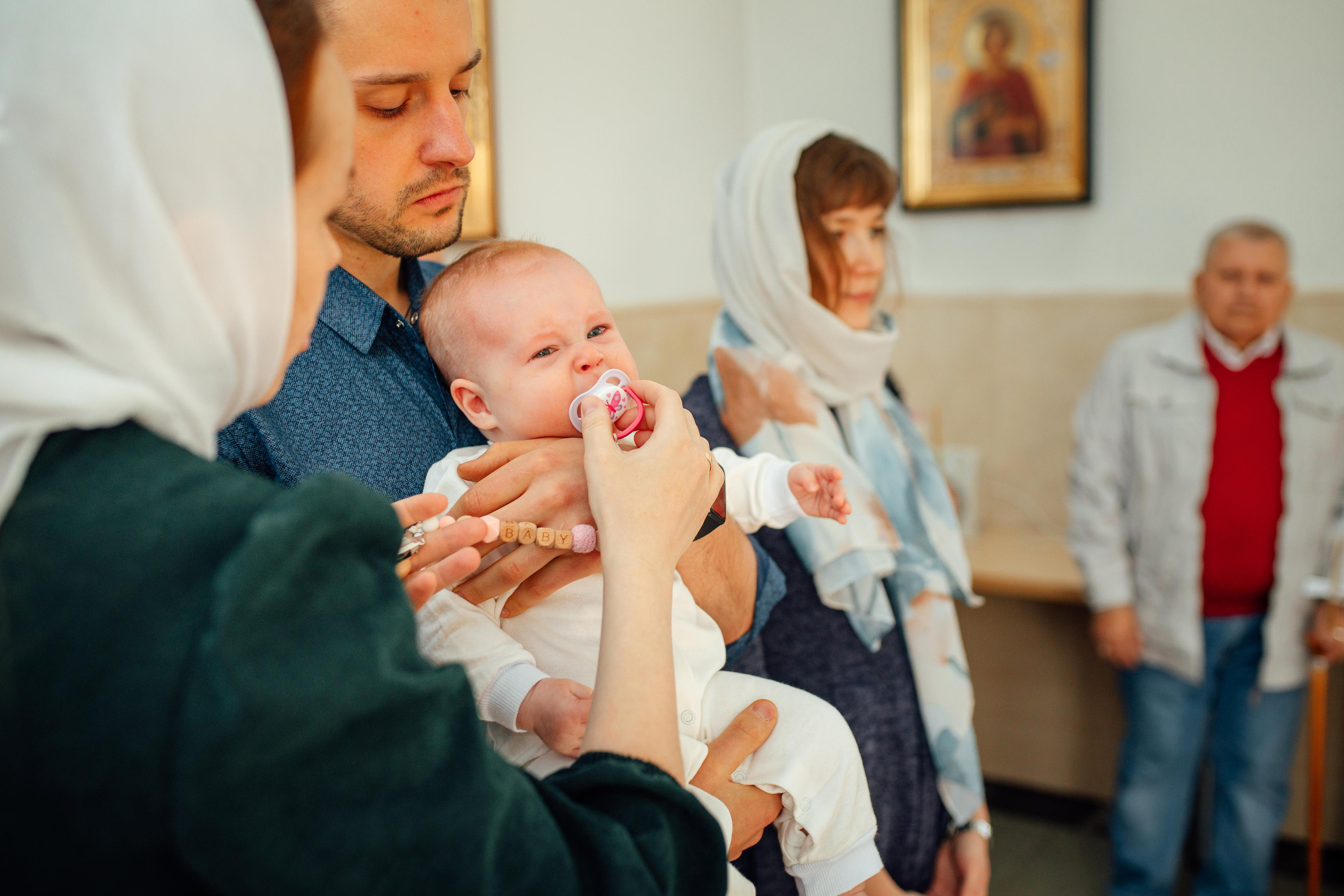 Крещение Алисы, храм Марии Магдалины, 22.04.2023