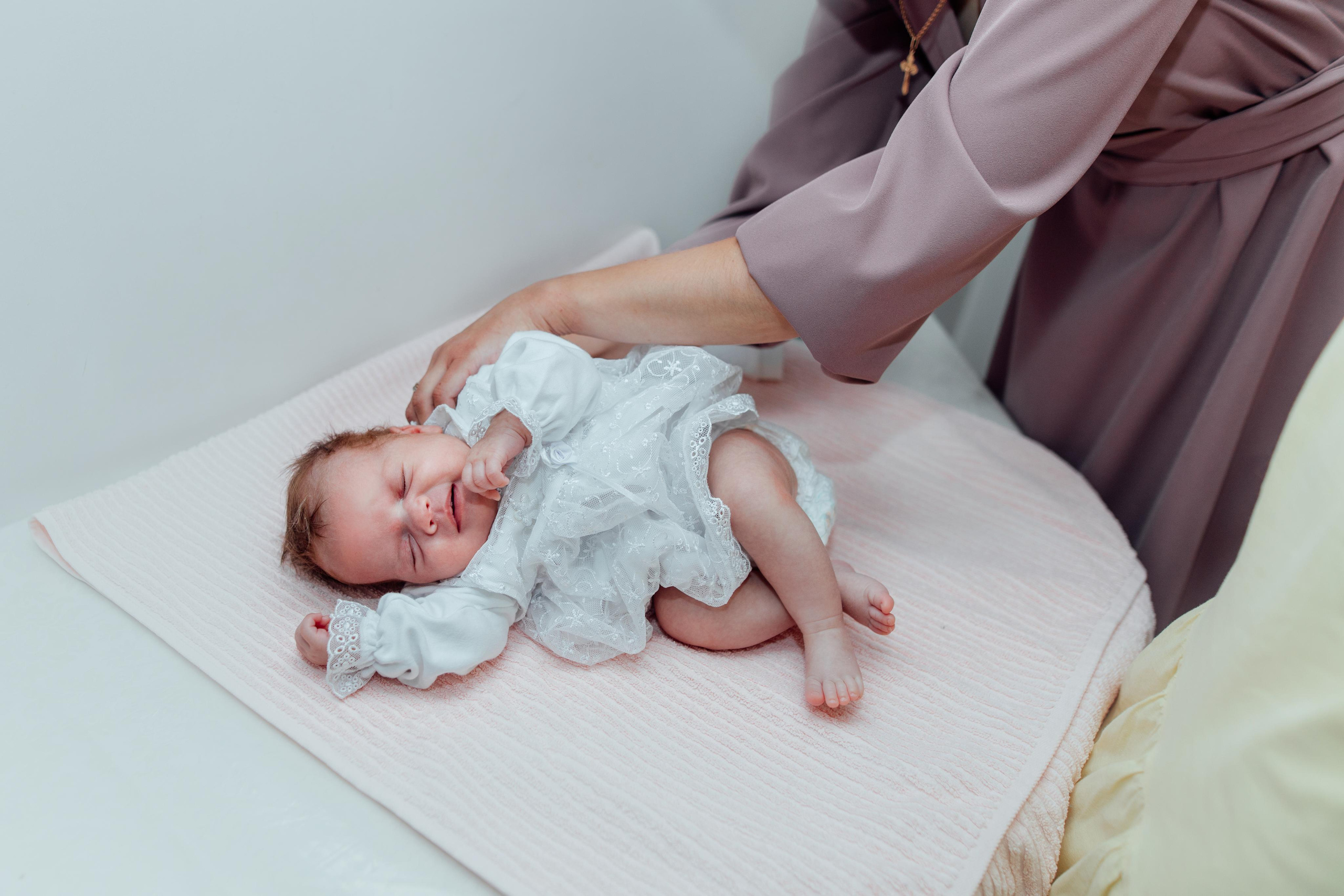 Таинство крещения Аполлинарии, 14 июля 2021, храм Святой Троицы