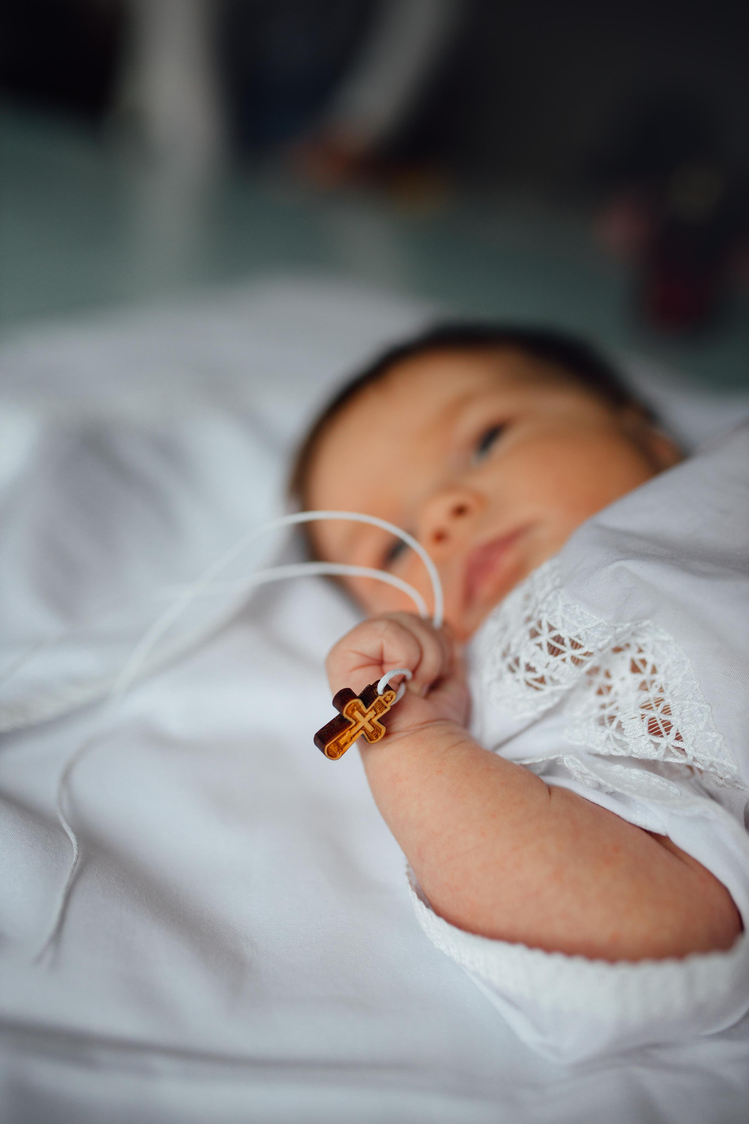 Крещение Ники, храм Петра и Павла, Жодино