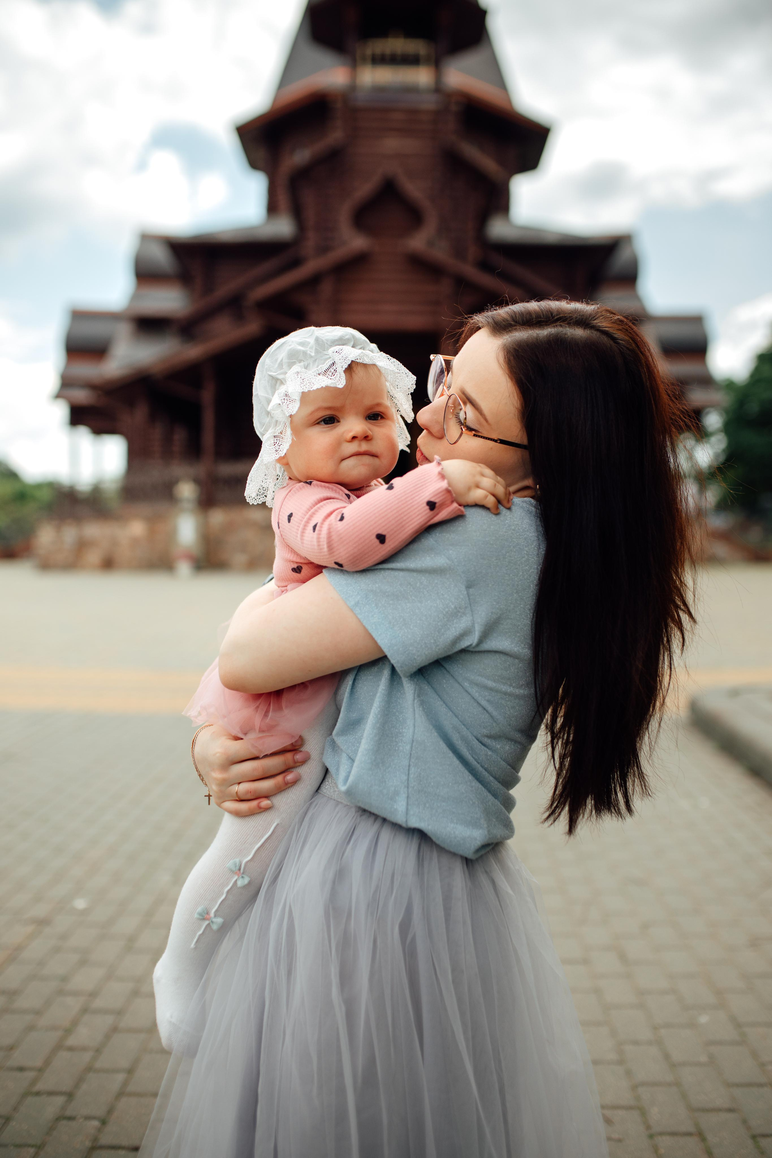 Таинство крещения Ксении, храм Святой Троицы, Минск